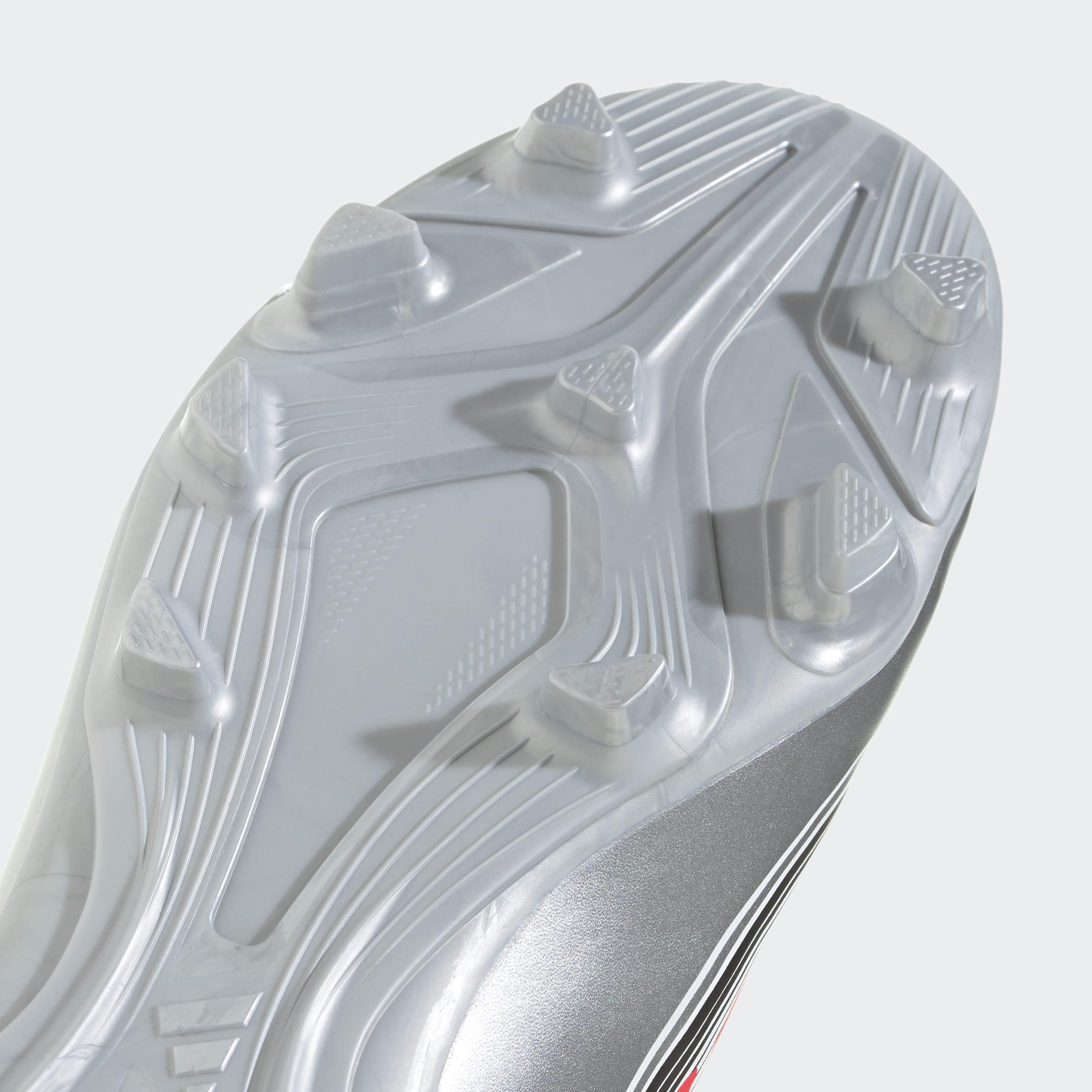 Kids Unisex F50 Messi Club Firm/Multi-Ground Boots, White, A901_ONE, large image number 4