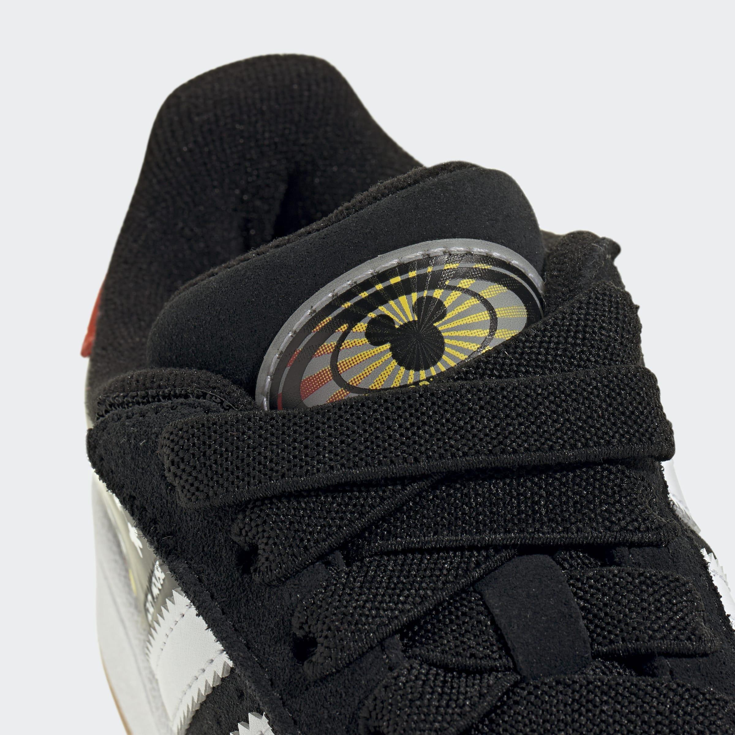 Kids Unisex Adidas Disney Mickey Mouse Campus 00S Led Lights Comfort Closure Elastic Lace Shoes, Black, A901_ONE, large image number 5