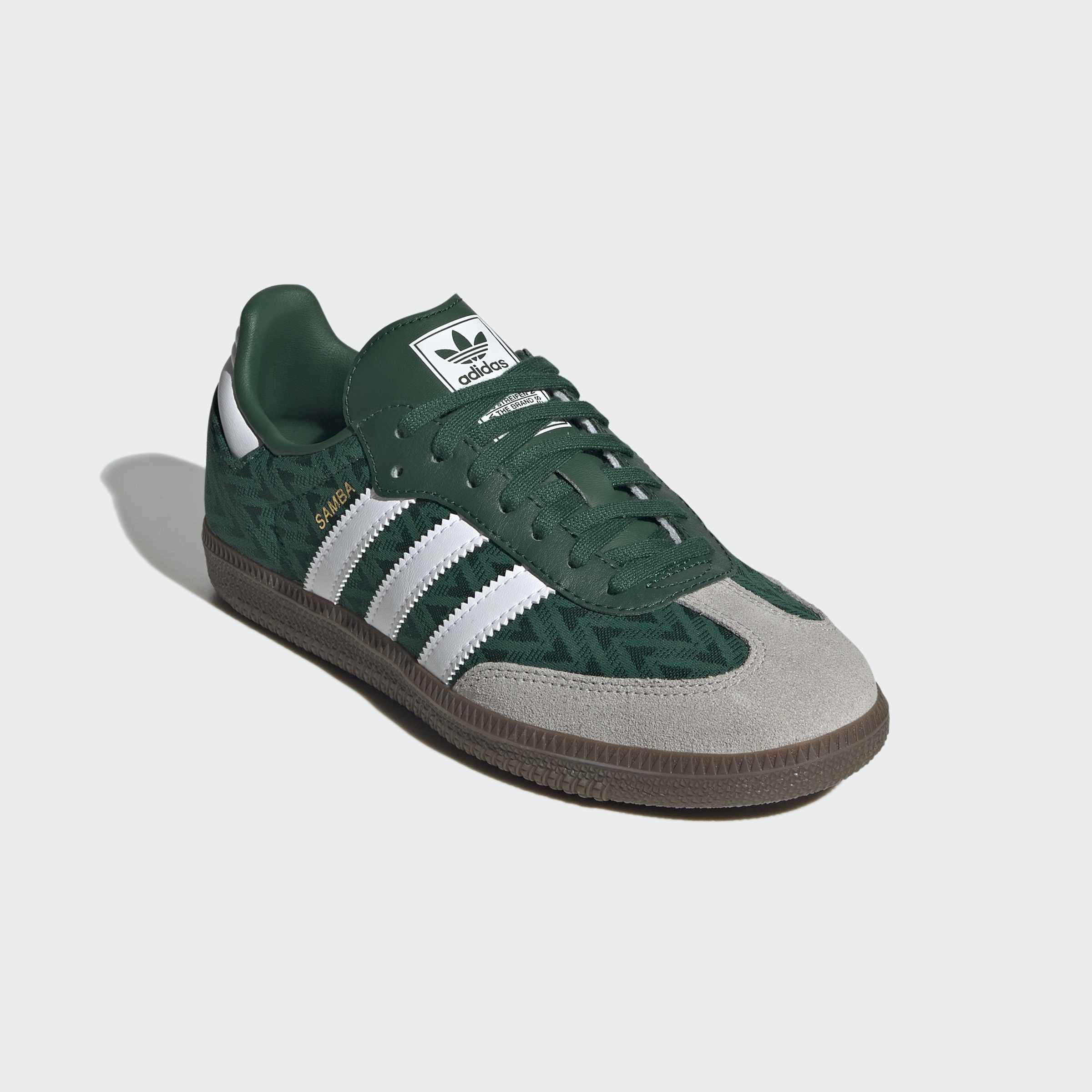 Kids Unisex Samba OG Shoes, Green, A901_ONE, large image number 2