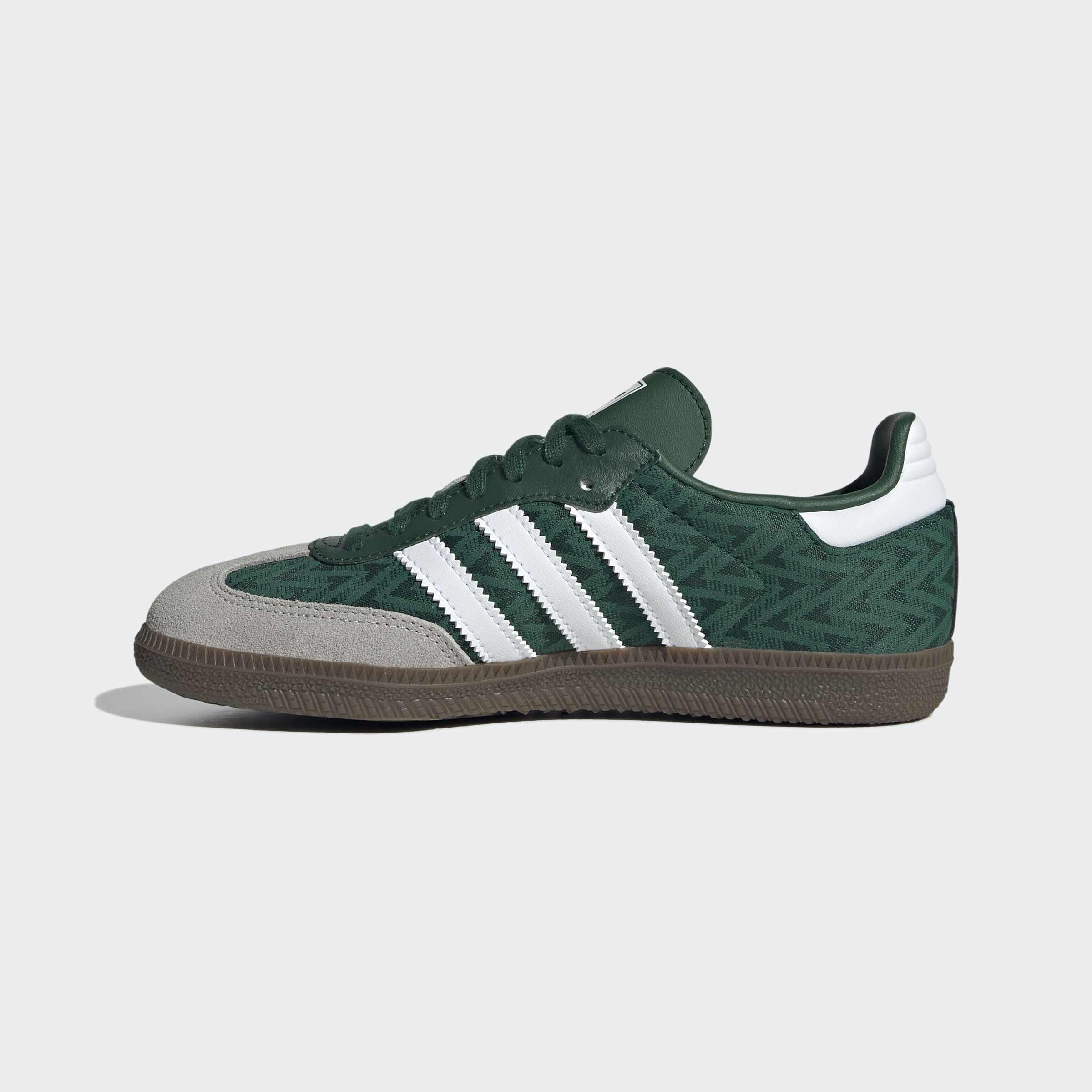 Kids Unisex Samba OG Shoes, Green, A901_ONE, large image number 7