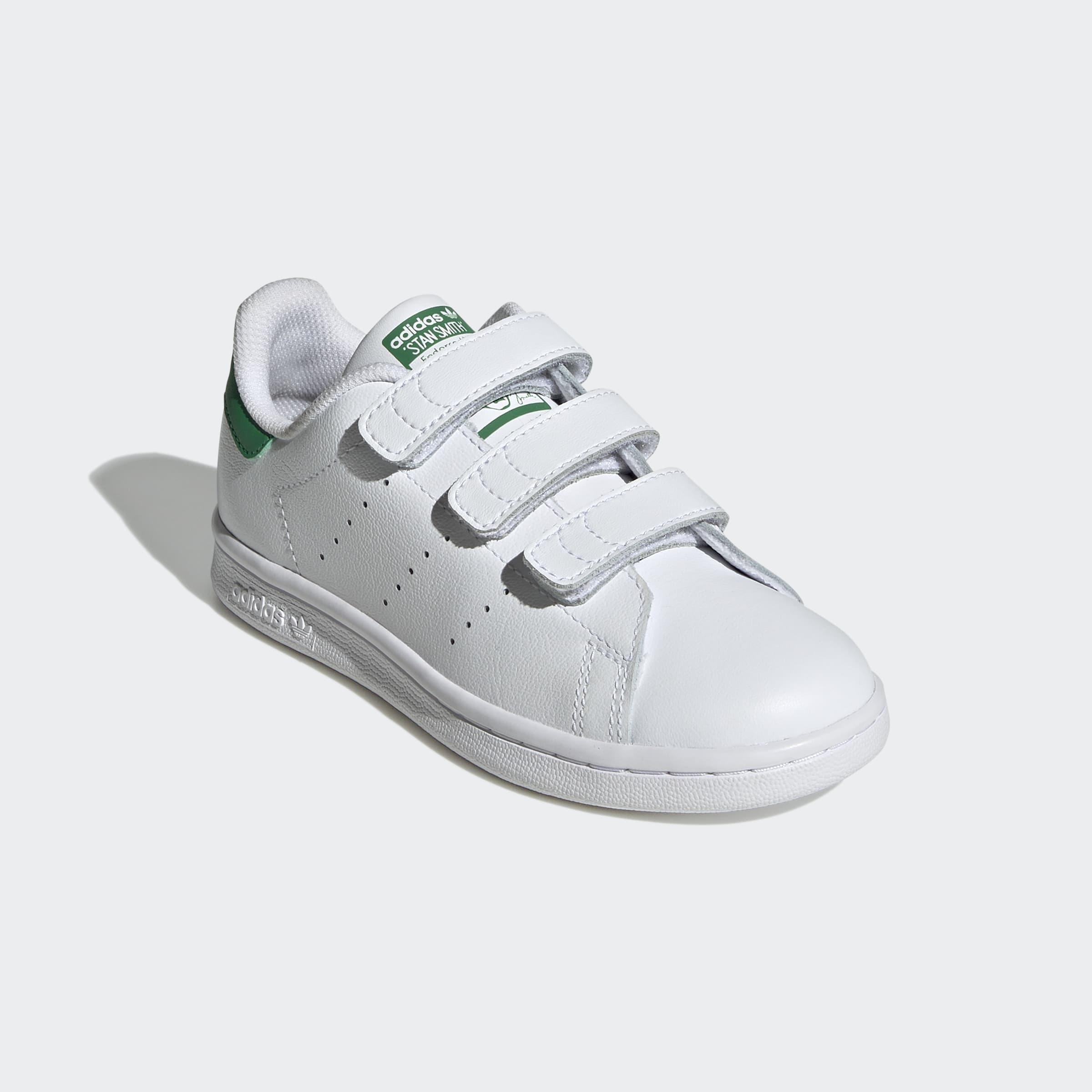 Kids Unisex Stan Smith Comfort Closure Shoes, White, A901_ONE, large image number 2