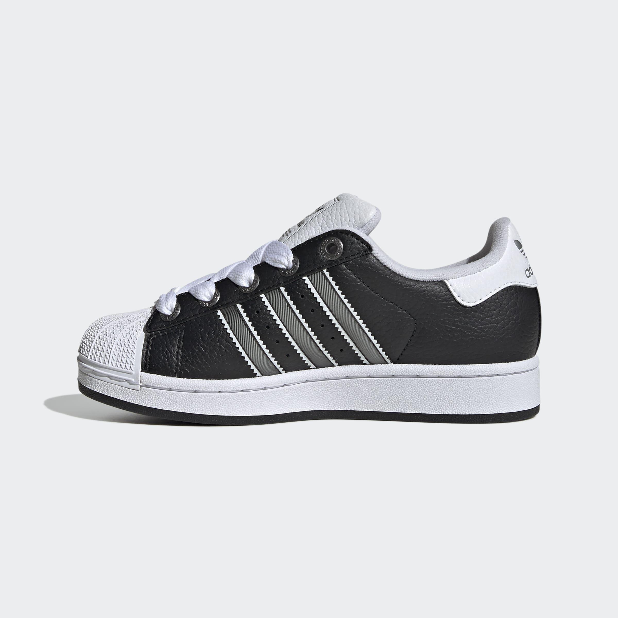 Kids Unisex Superstar II Shoes, Black, A901_ONE, large image number 7