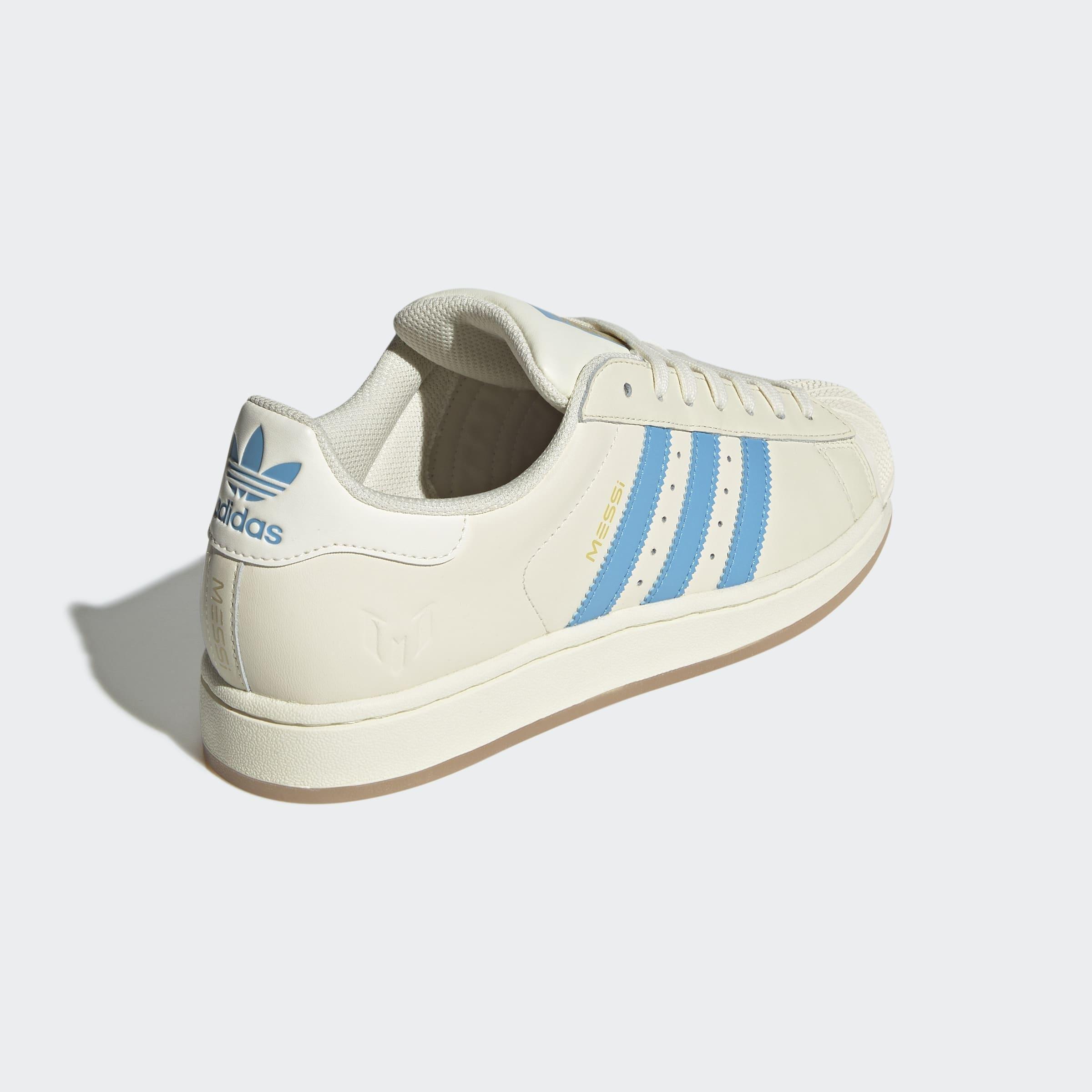 Unisex Superstar Messi Shoes, Beige, A901_ONE, large image number 3