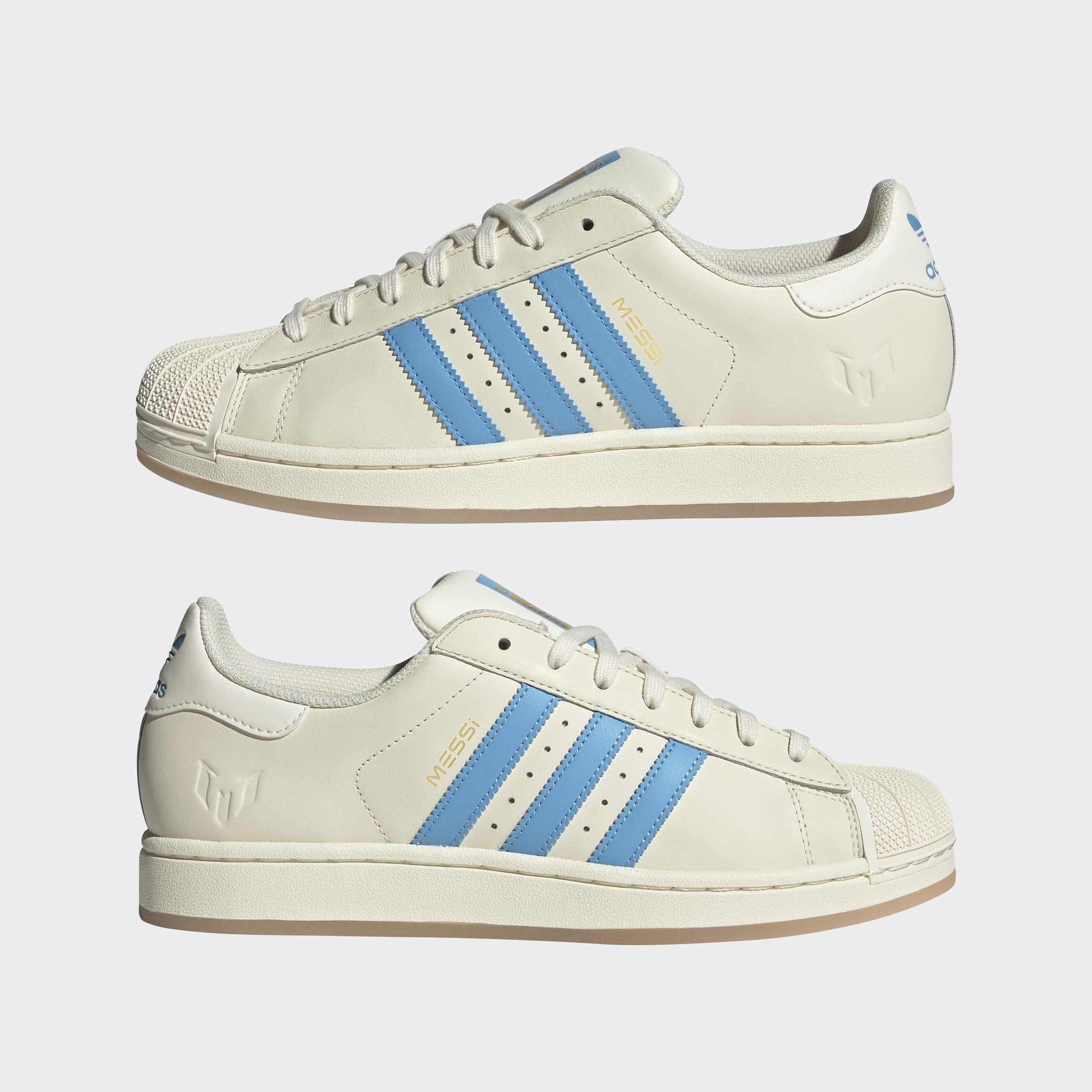 Unisex Superstar Messi Shoes, Beige, A901_ONE, large image number 8