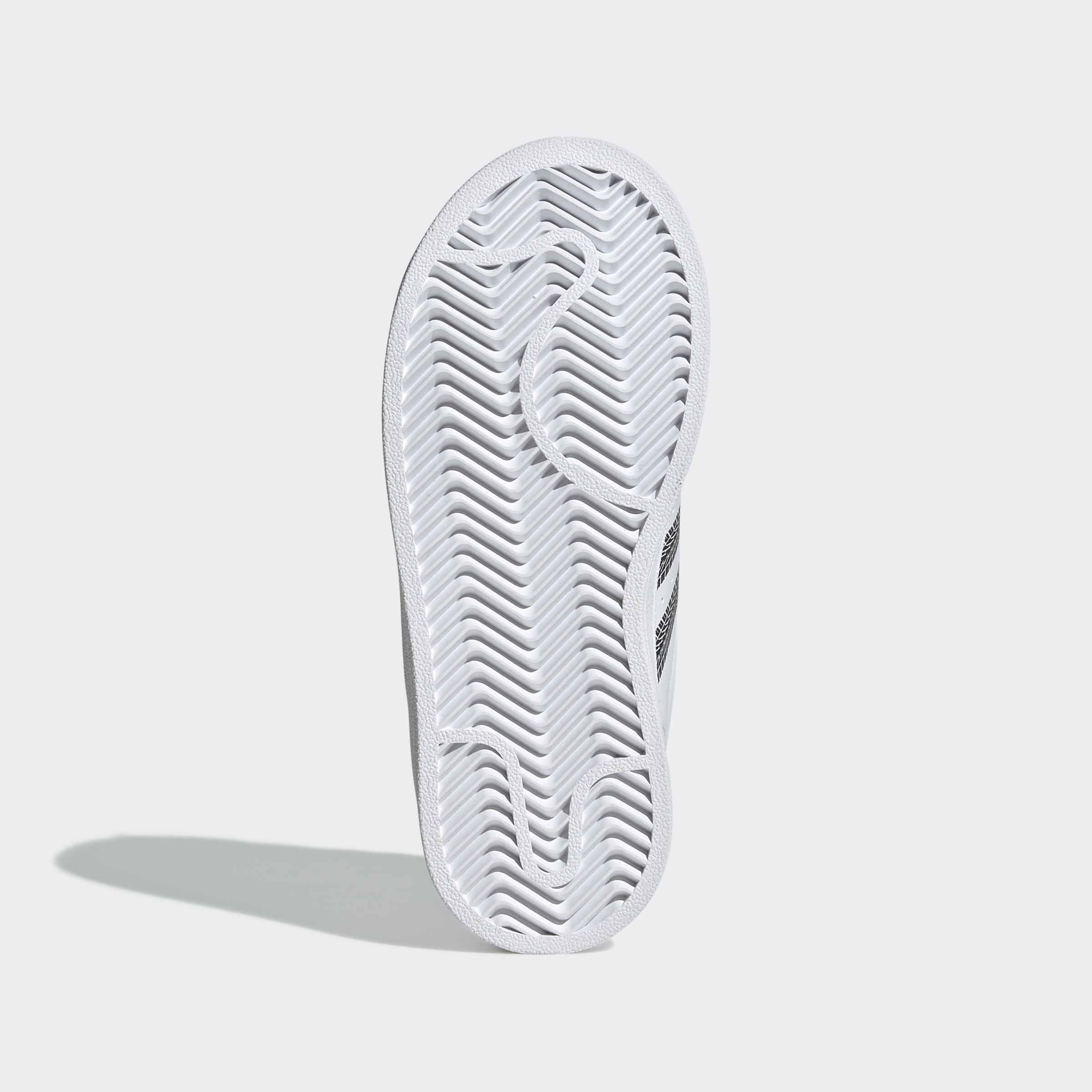 Kids Unisex Adidas Pixar Cars Superstar Ii Comfort Closure Shoes, White, A901_ONE, large image number 6