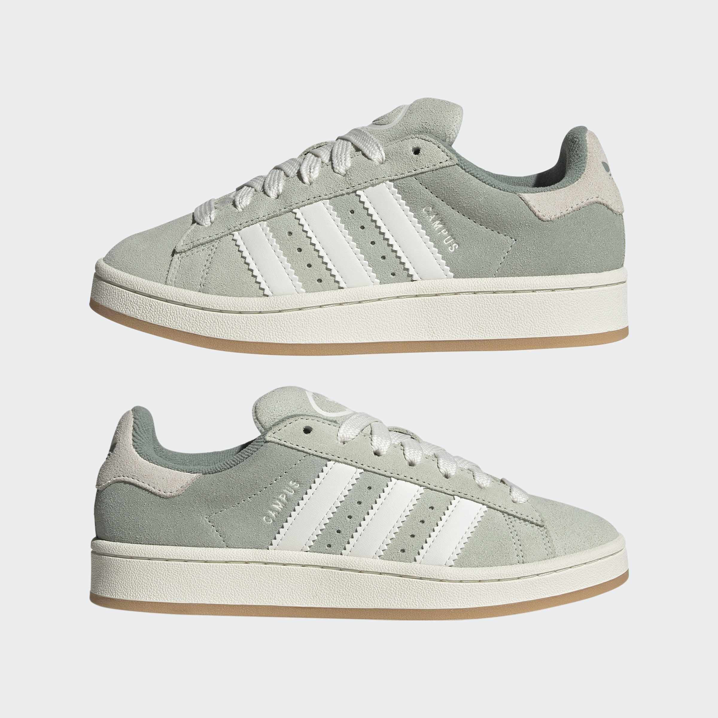 Kids Unisex Campus 00S Shoes, Green, A901_ONE, large image number 7