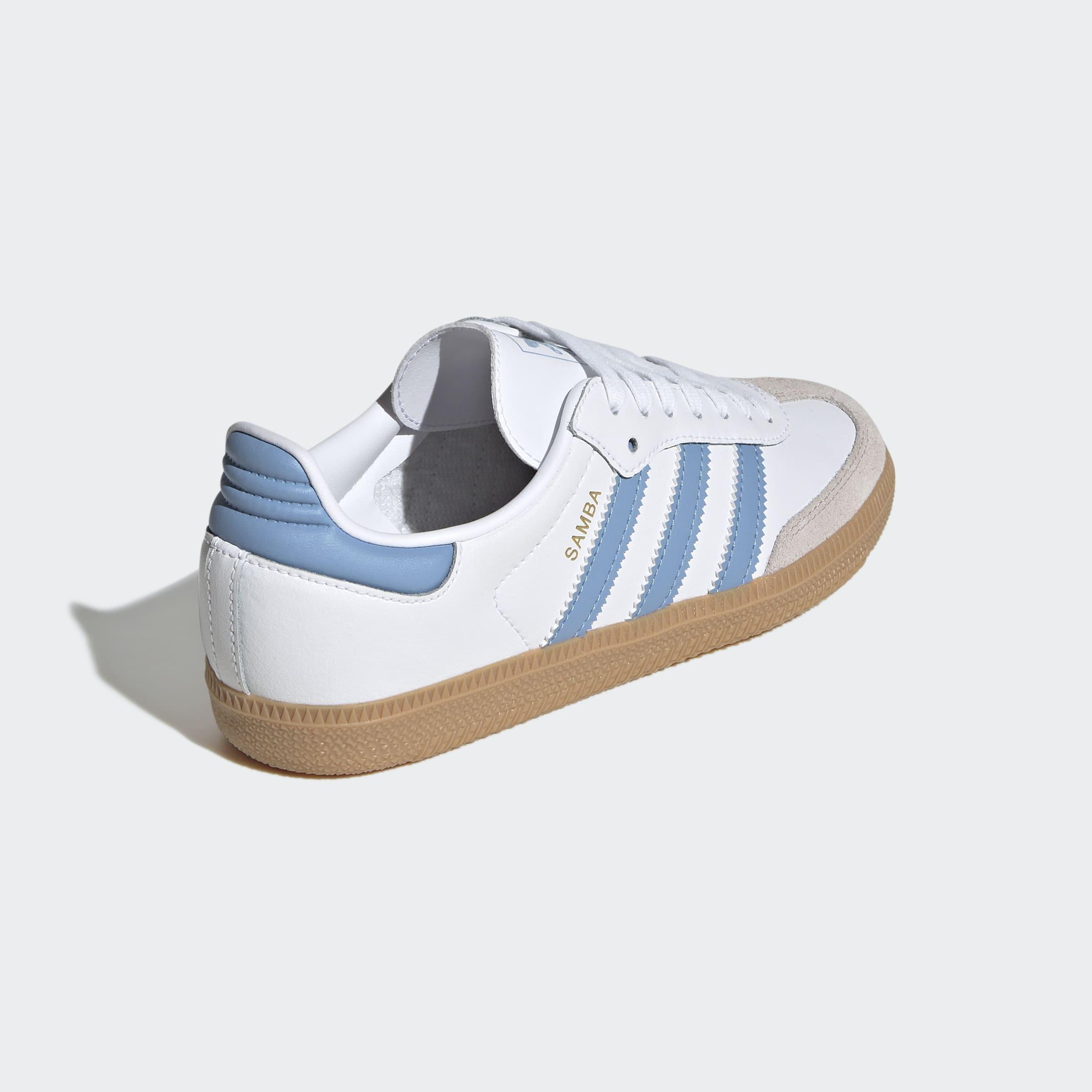 Kids Unisex Samba OG Shoes, White, A901_ONE, large image number 4