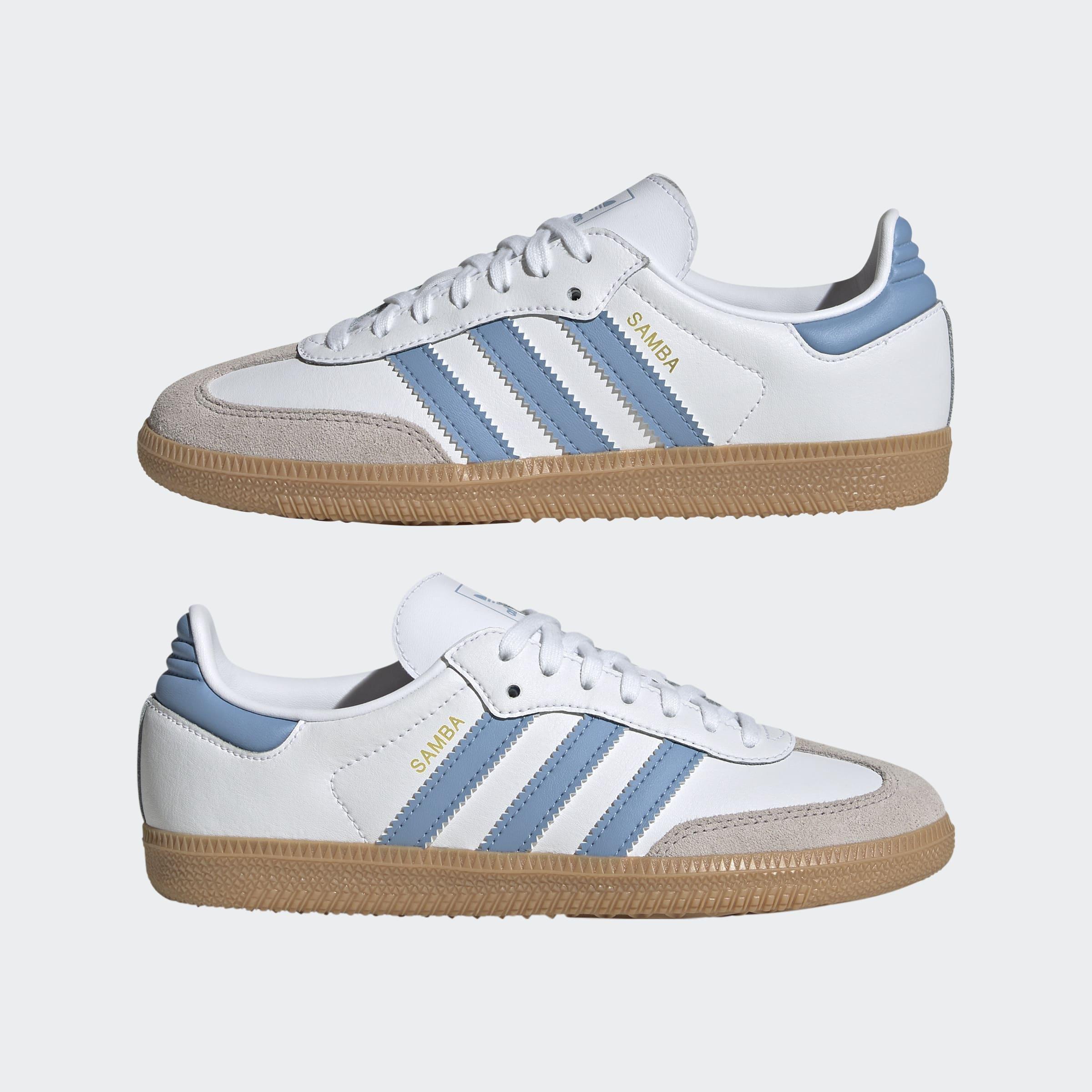 Kids Unisex Samba OG Shoes, White, A901_ONE, large image number 8