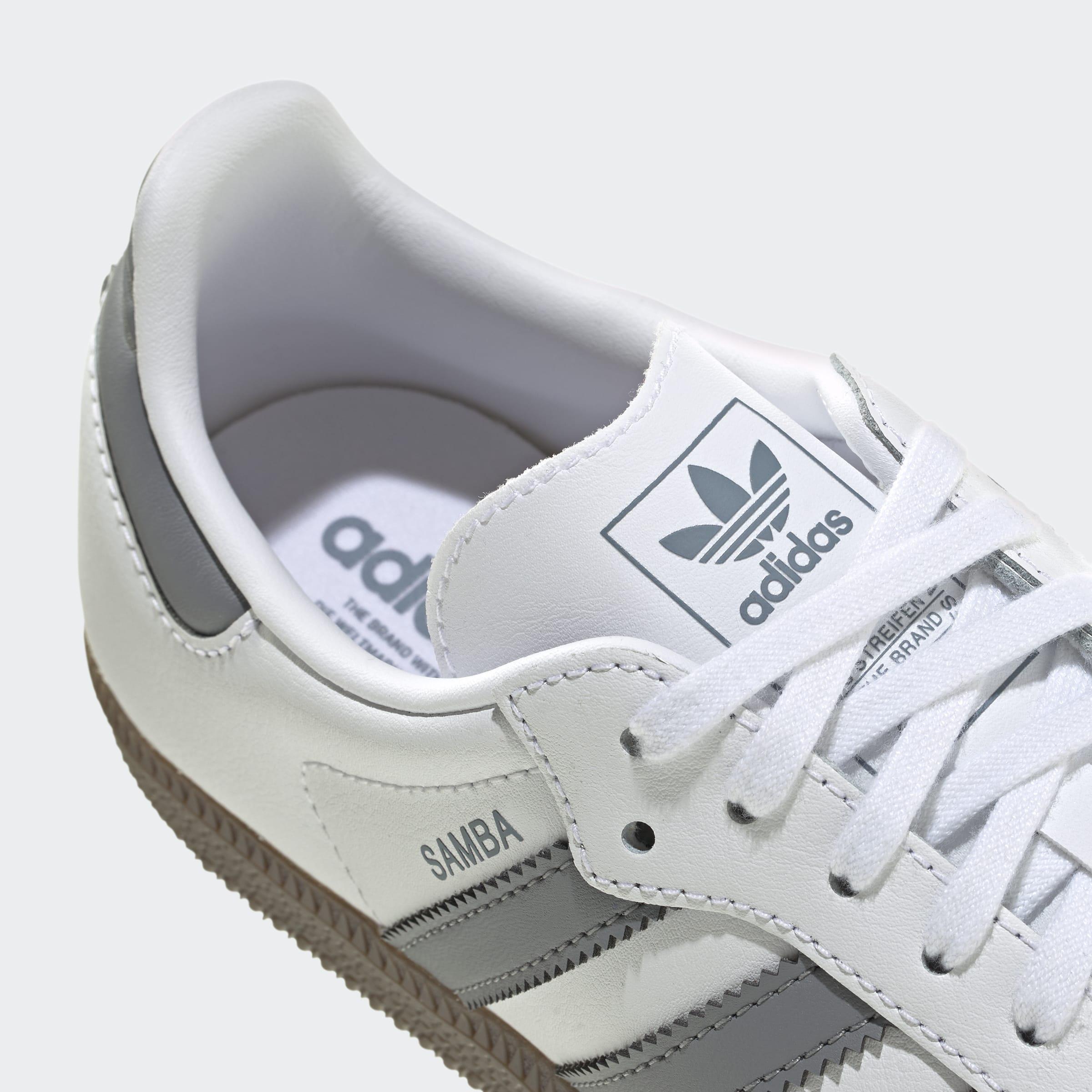 Kids Unisex Samba OG Shoes, White, A901_ONE, large image number 5