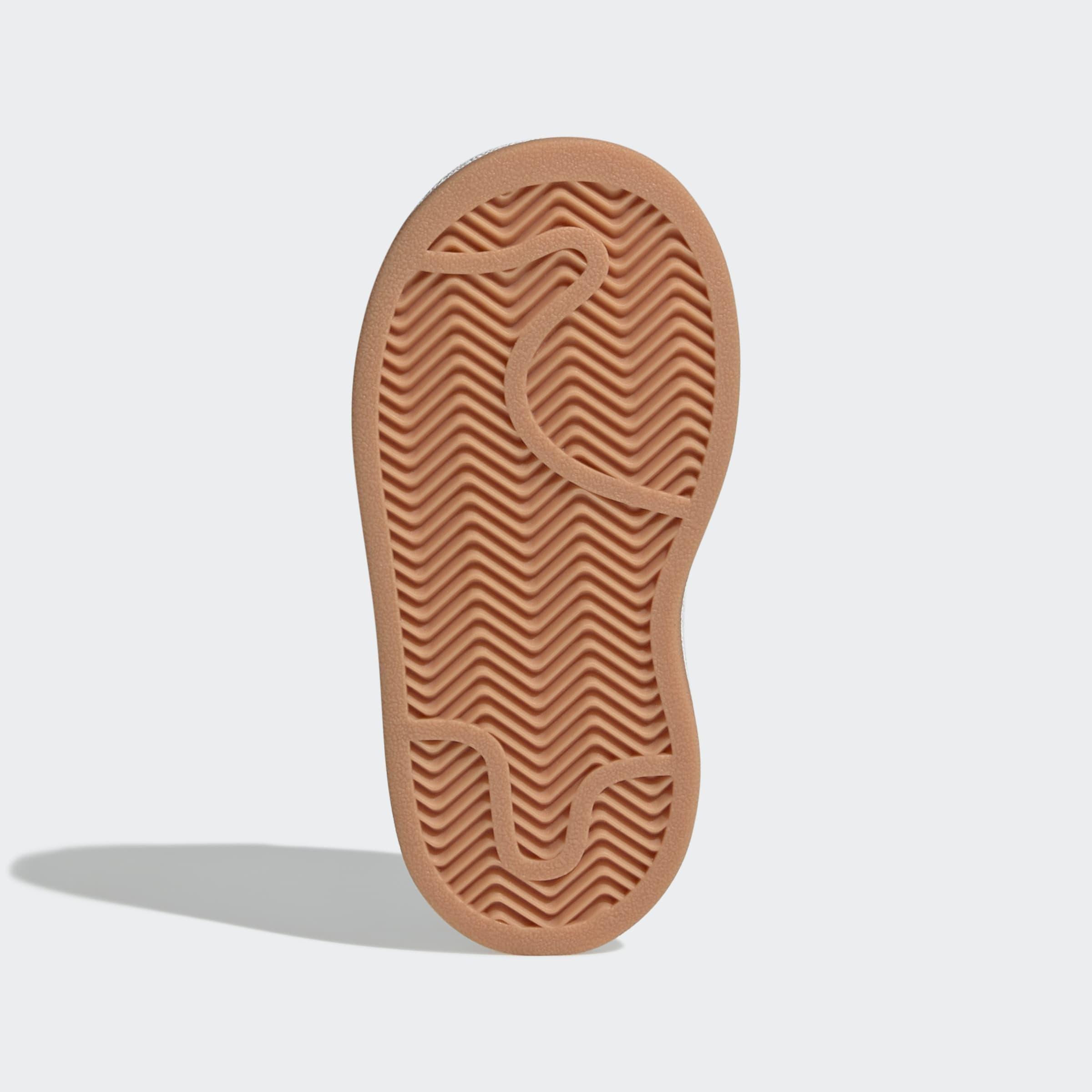 Kids Unisex Adidas Disney Campus 00S Comfort Closure Elastic Lace Shoes, Brown, A901_ONE, large image number 9