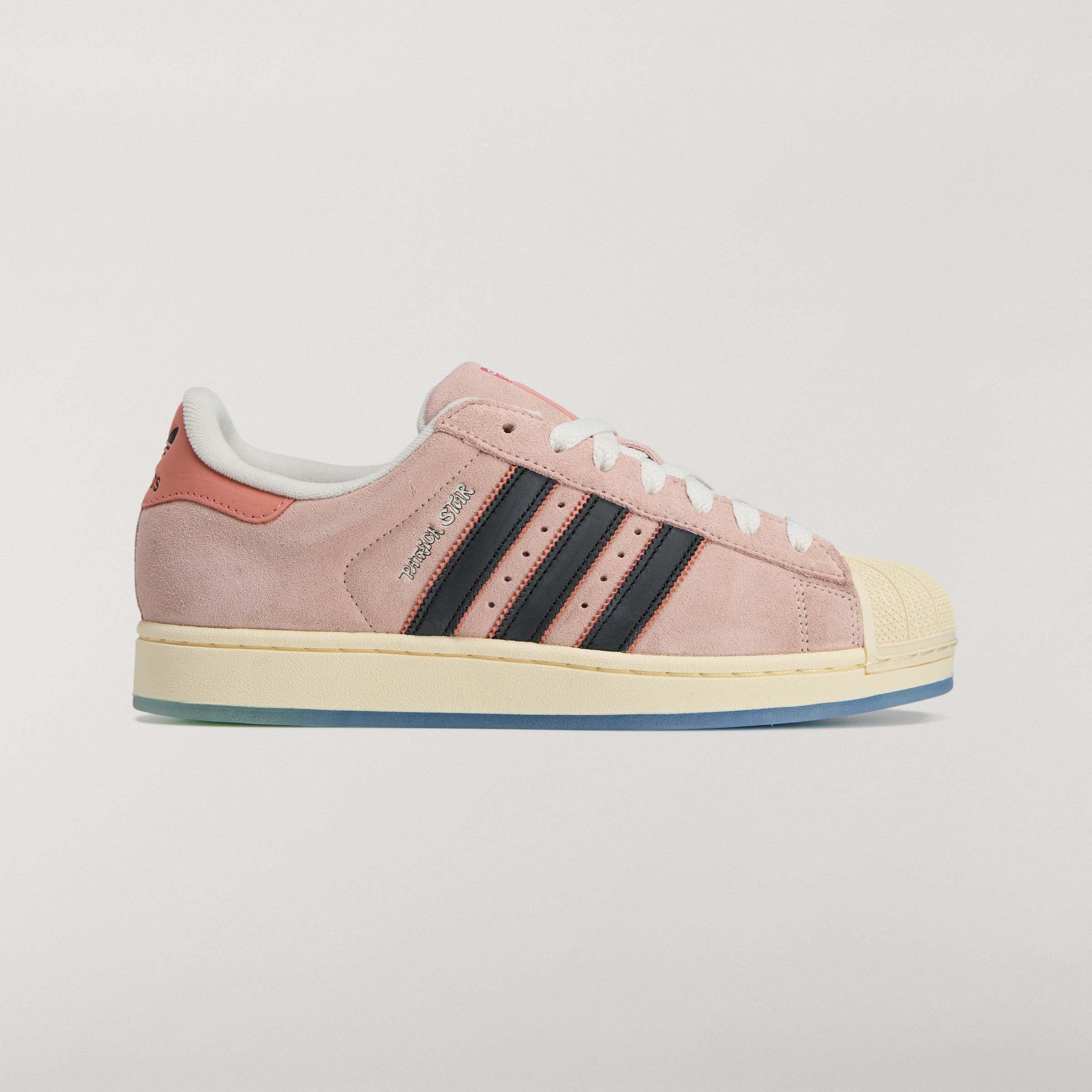Unisex Patrick Superstar Shoes, Pink, A901_ONE, large image number 0