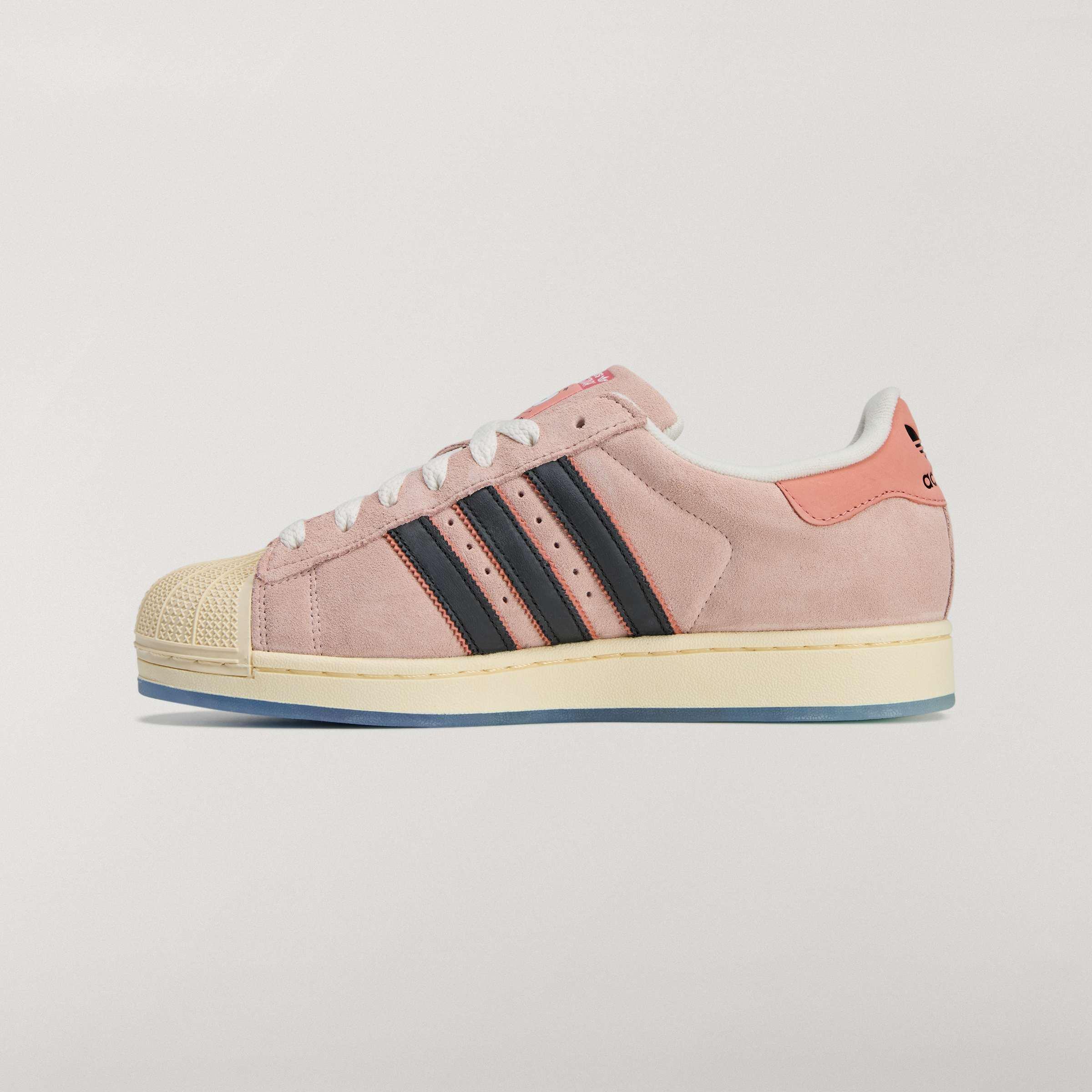 Unisex Patrick Superstar Shoes, Pink, A901_ONE, large image number 6