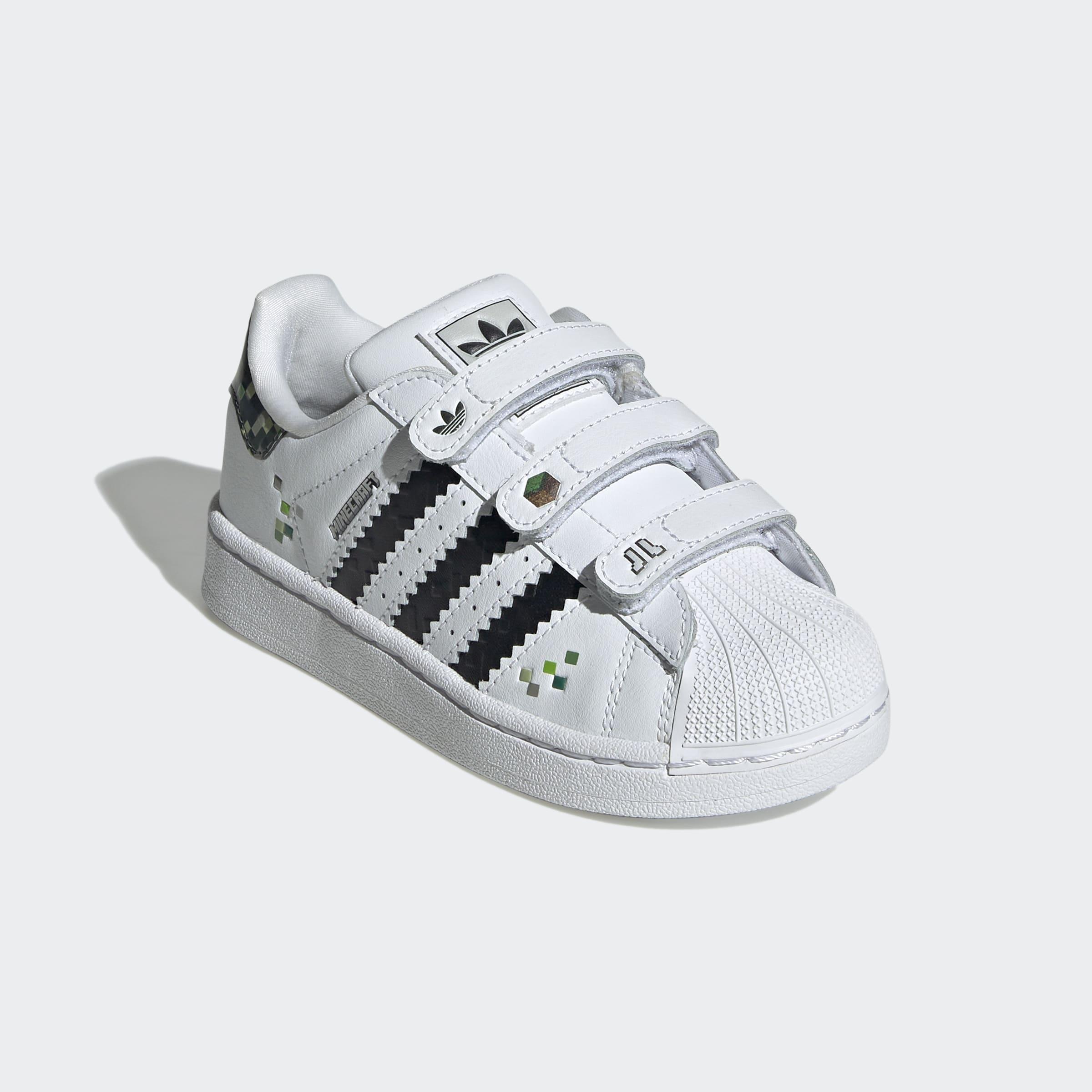 Kids Unisex Superstar II X Minecraft Shoes, White, A901_ONE, large image number 4