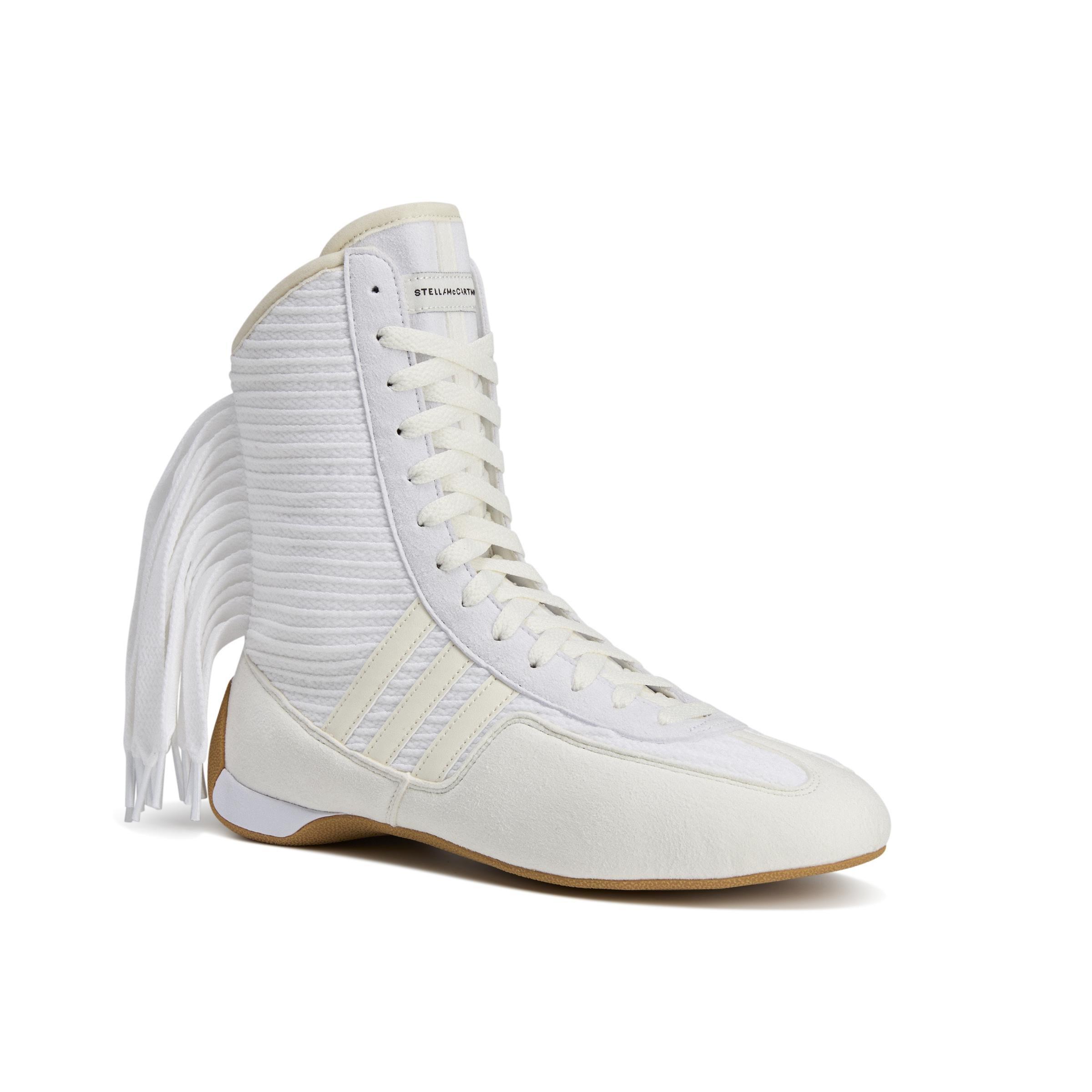 Unisex Adidas By Stella Mccartney Rasant V3 Shoes, White, A901_ONE, large image number 5