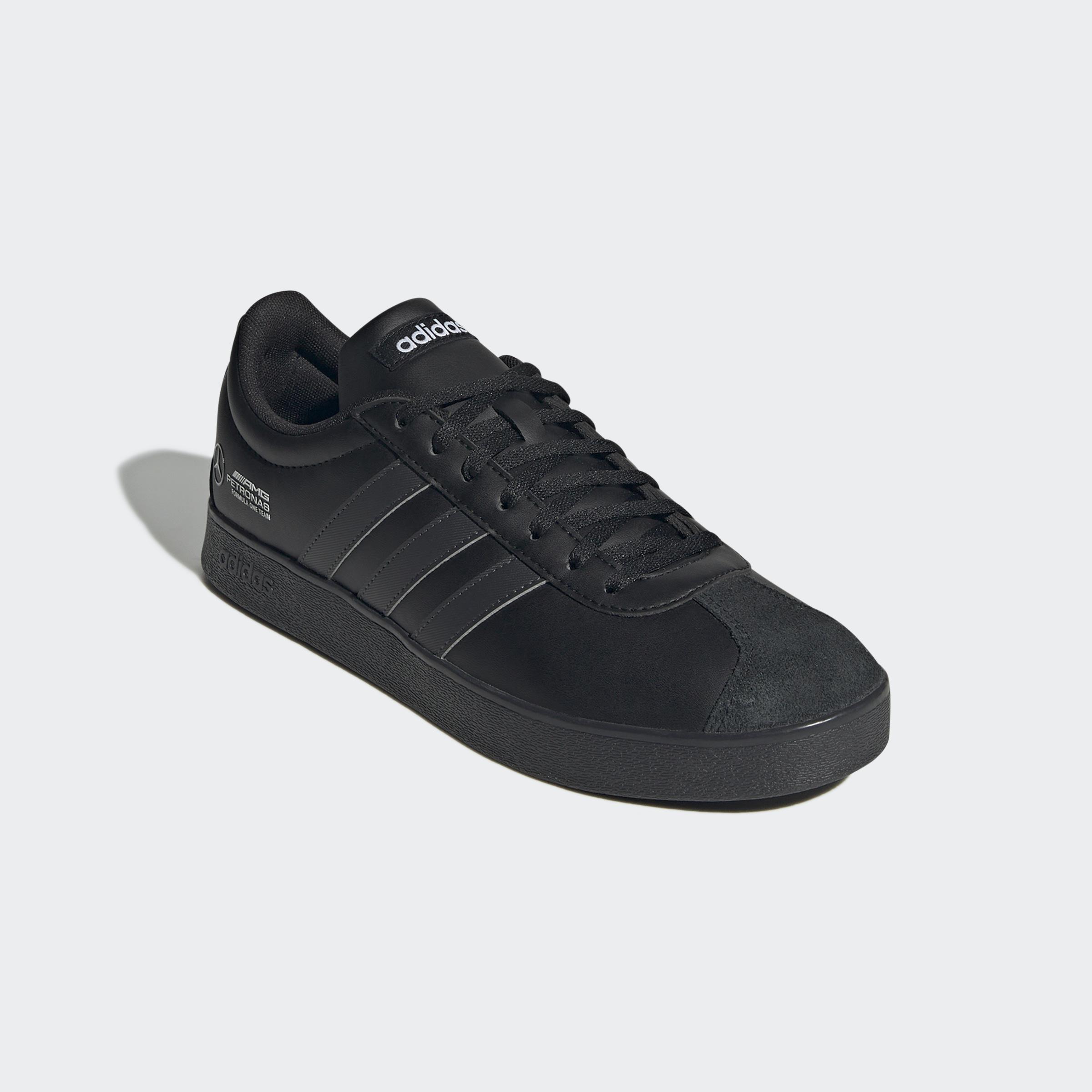 Unisex Mercedes - AMG Petronas Formula One Team Vl Court Base Trainers, Black, A901_ONE, large image number 2