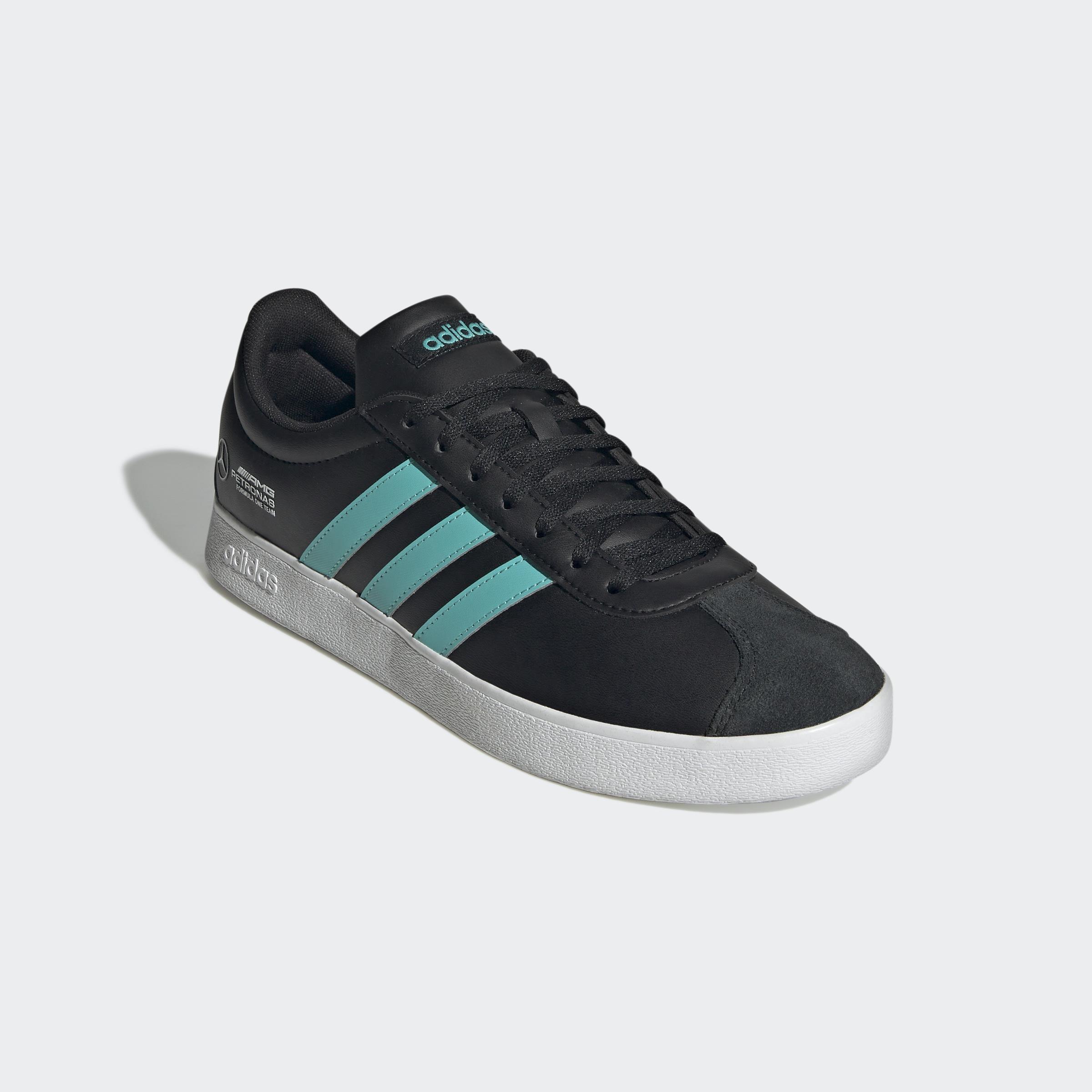 Unisex Mercedes - AMG Petronas Formula One Team Vl Court Base Trainers, Black, A901_ONE, large image number 2