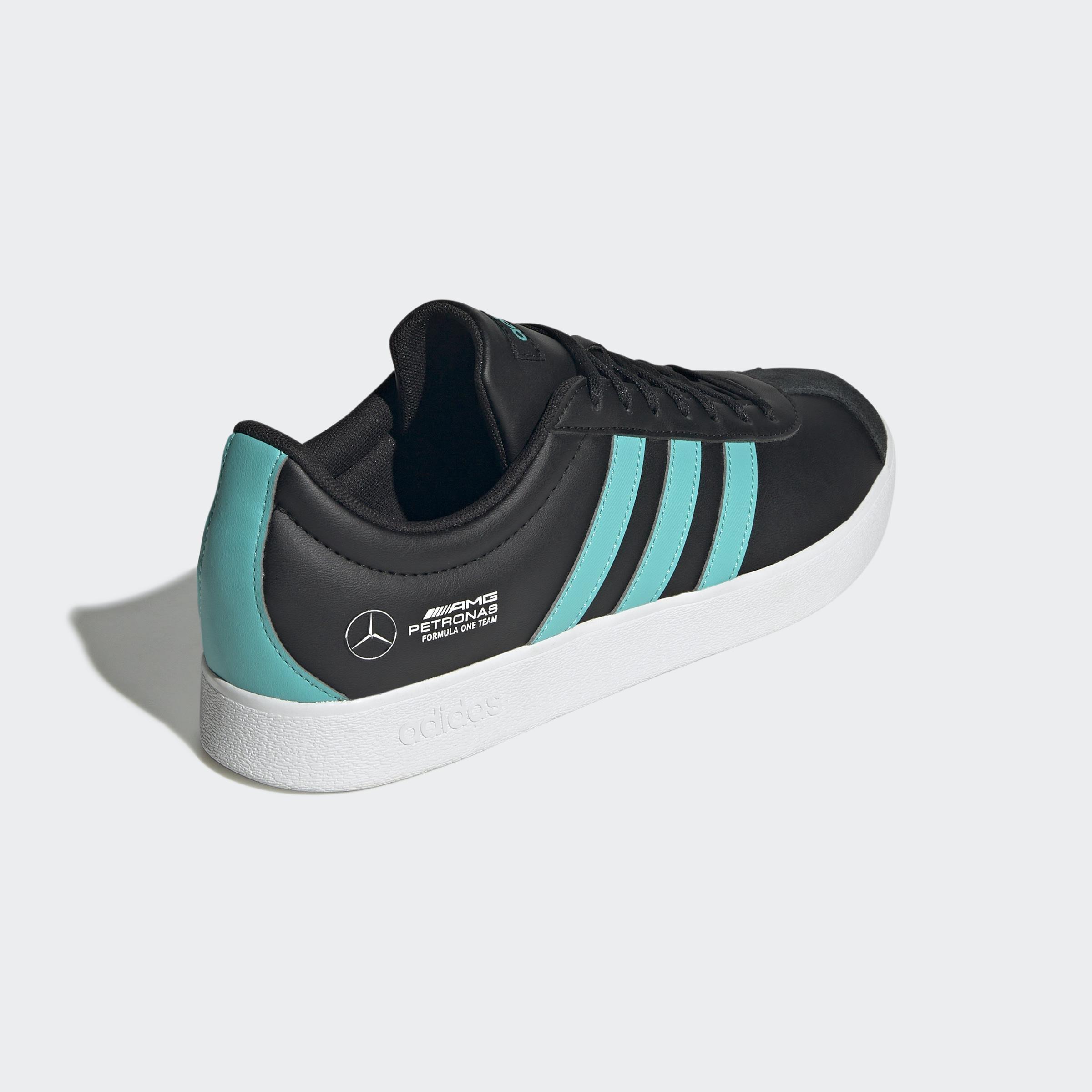 Unisex Mercedes - AMG Petronas Formula One Team Vl Court Base Trainers, Black, A901_ONE, large image number 3