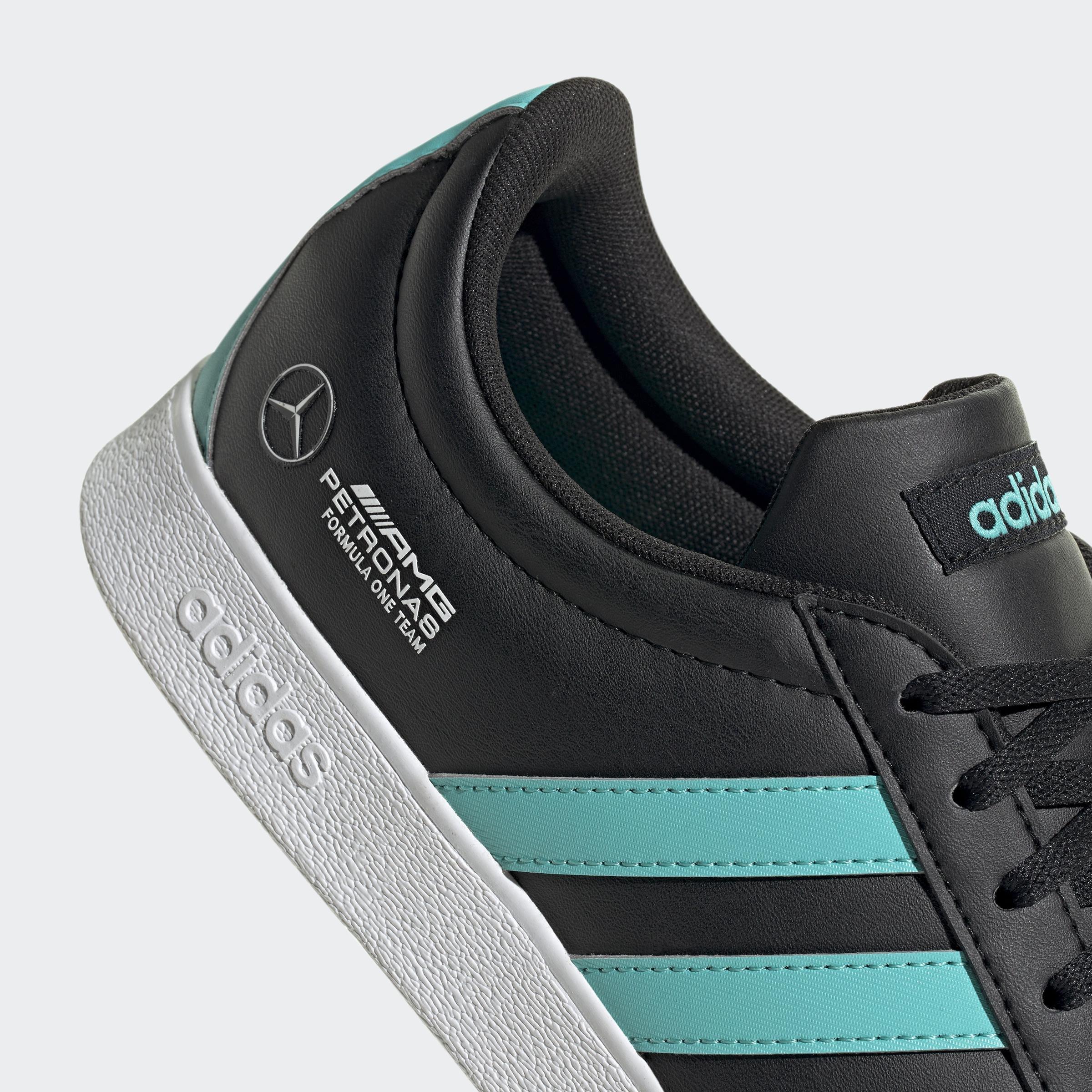 Unisex Mercedes - AMG Petronas Formula One Team Vl Court Base Trainers, Black, A901_ONE, large image number 5