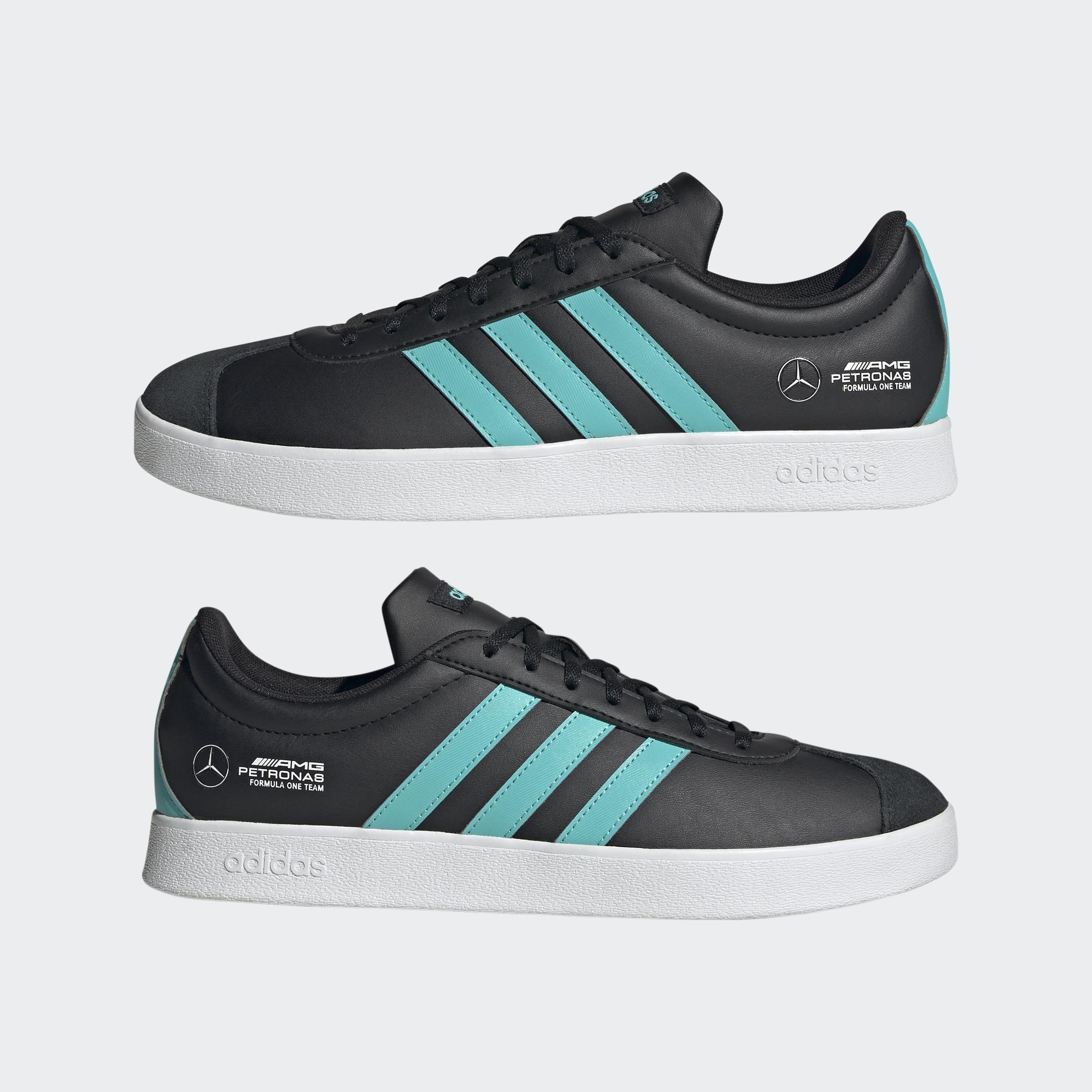 Unisex Mercedes - AMG Petronas Formula One Team Vl Court Base Trainers, Black, A901_ONE, large image number 7