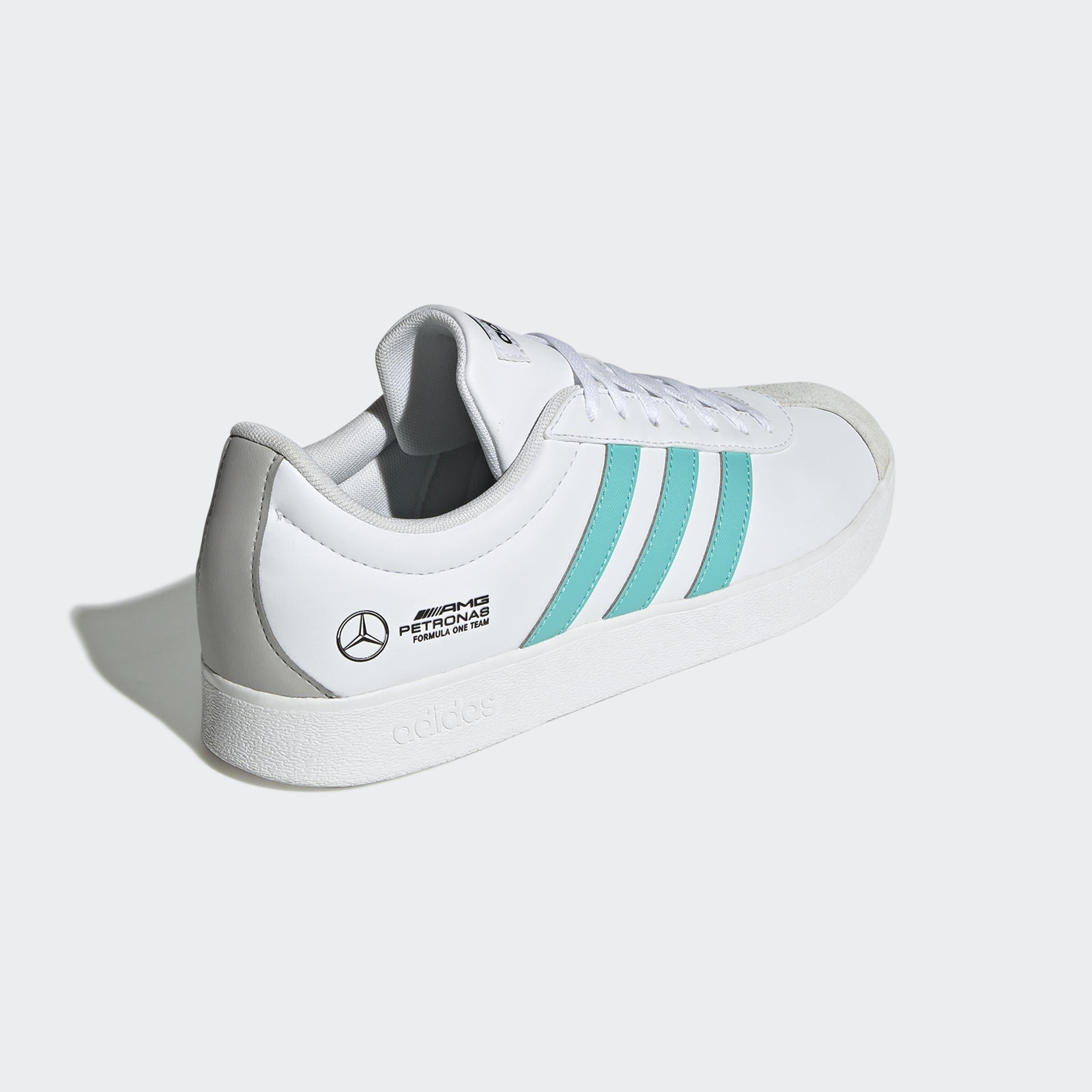 Unisex Mercedes - AMG Petronas Formula One Team Vl Court Base Trainers, White, A901_ONE, large image number 3