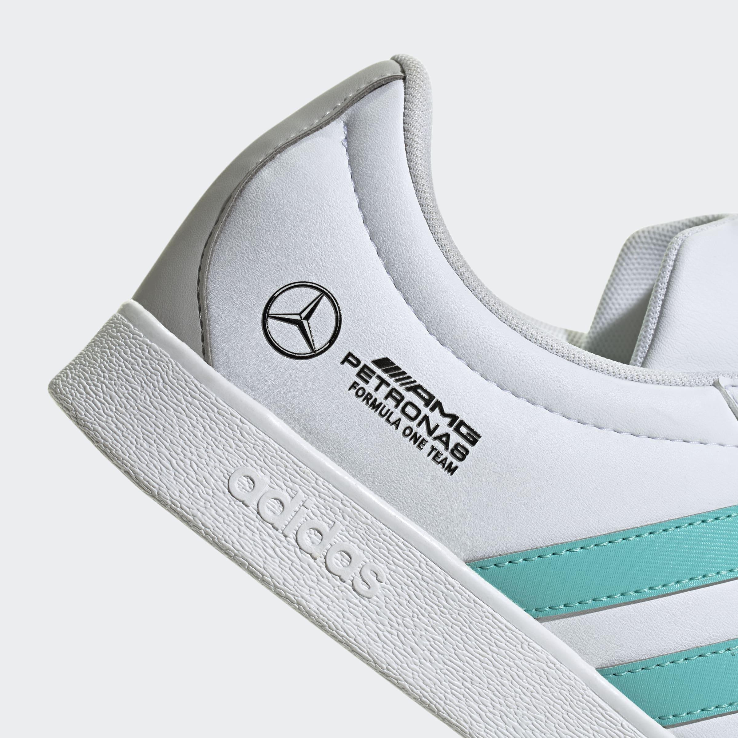 Unisex Mercedes - AMG Petronas Formula One Team Vl Court Base Trainers, White, A901_ONE, large image number 5