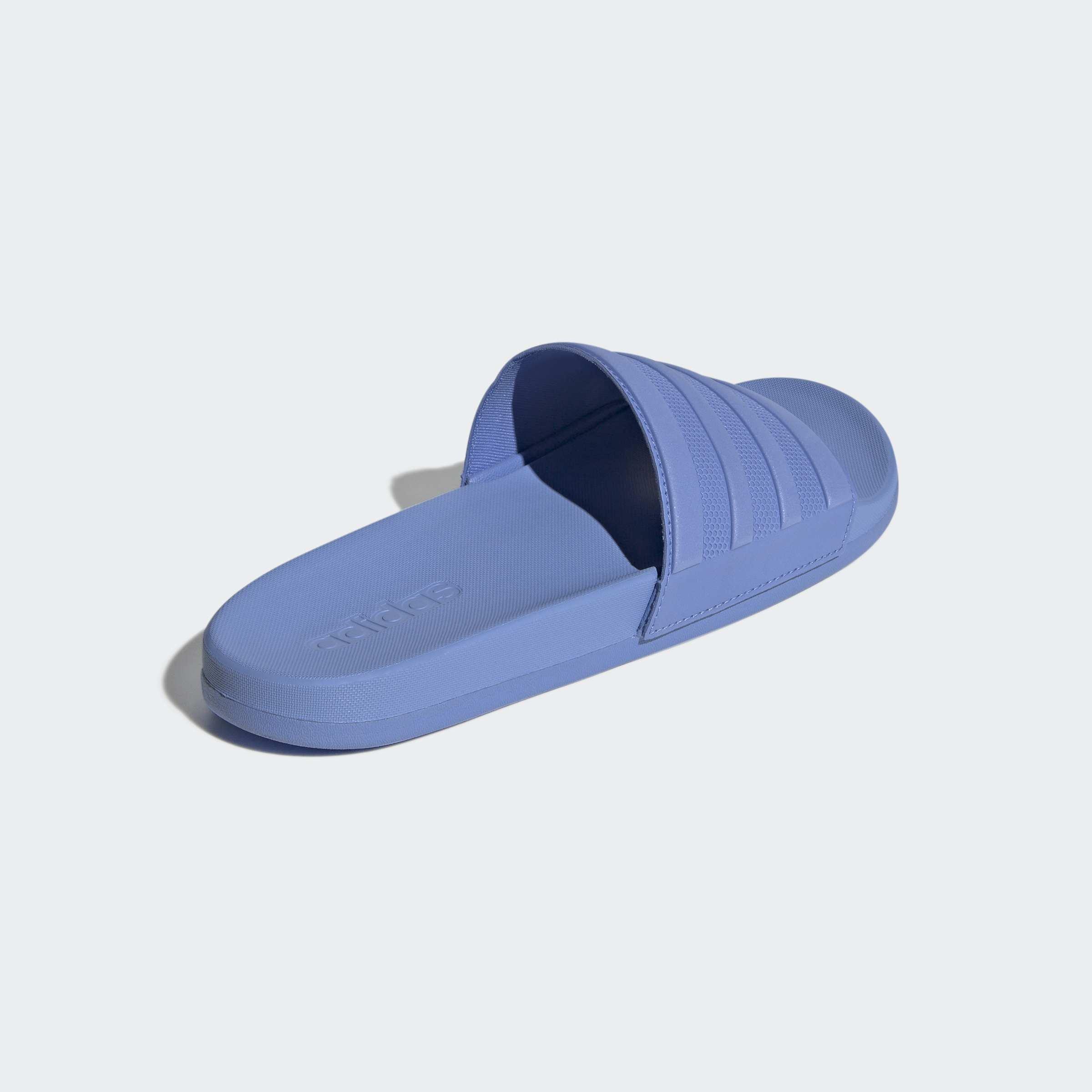 Unisex Adilette Comfort Slides, Blue, A901_ONE, large image number 3