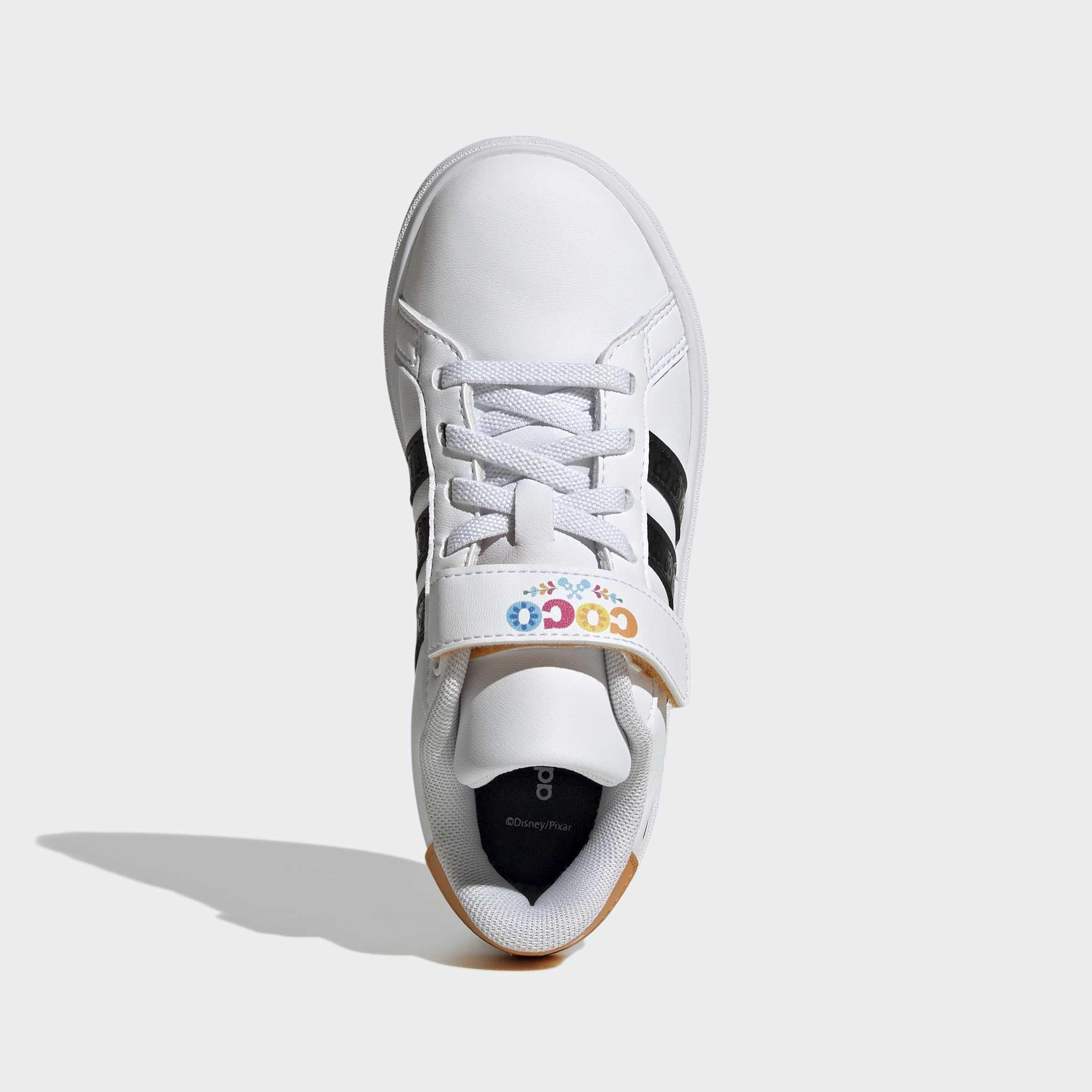 Kids Unisex Adidas Disney Coco Grand Court Shoes, White
