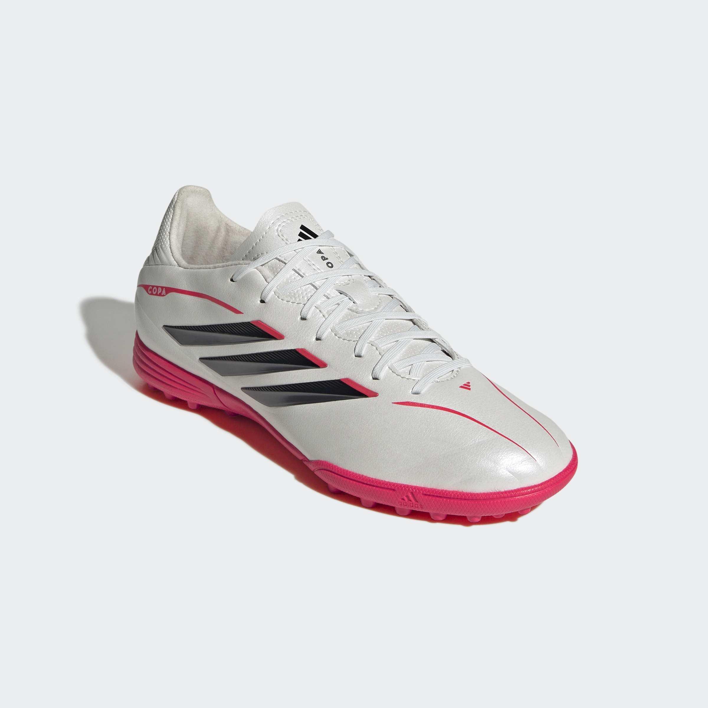 Kids Unisex Copa Pure IV League Turf Football Shoes, White, A901_ONE, large image number 2
