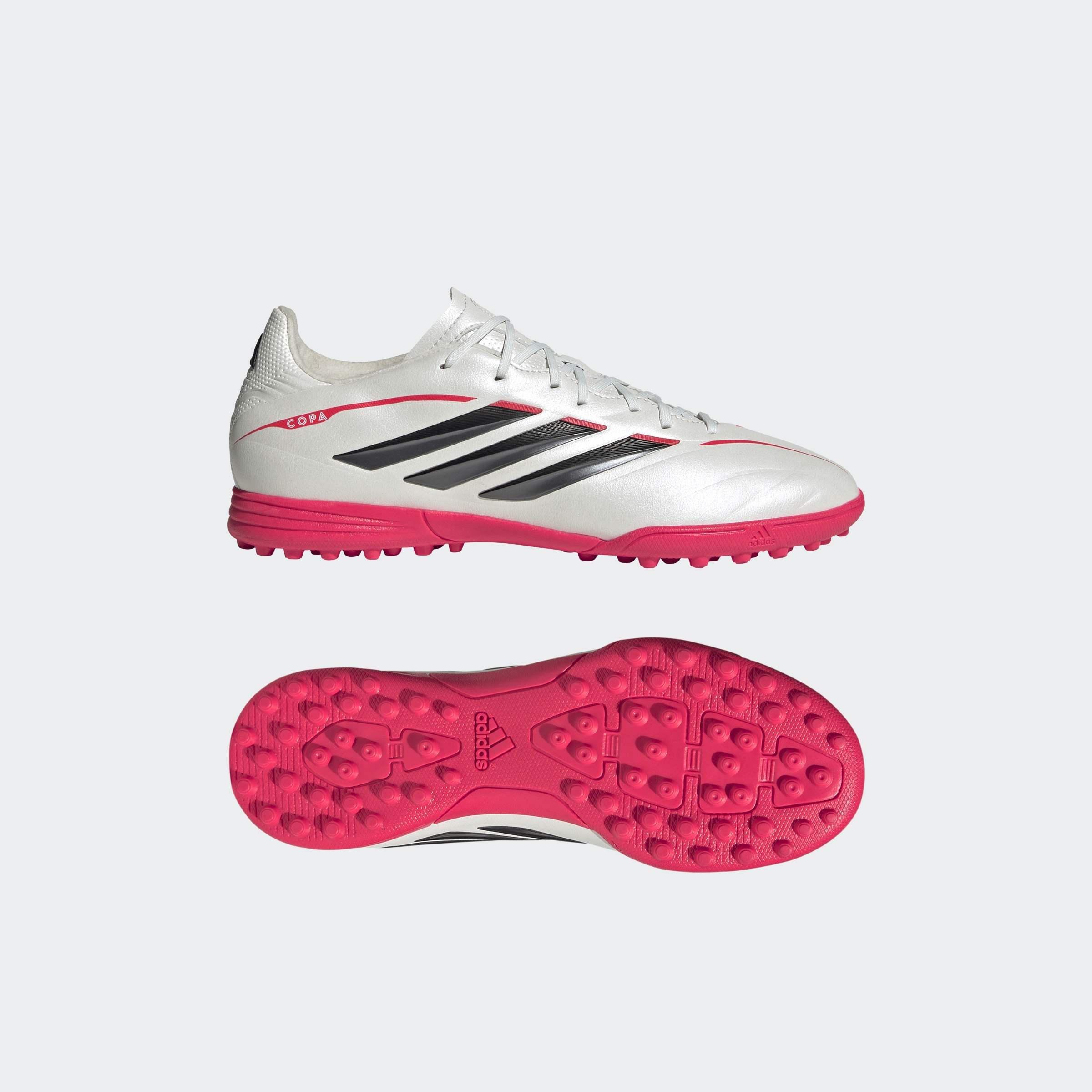 Kids Unisex Copa Pure IV League Turf Football Shoes, White, A901_ONE, large image number 8