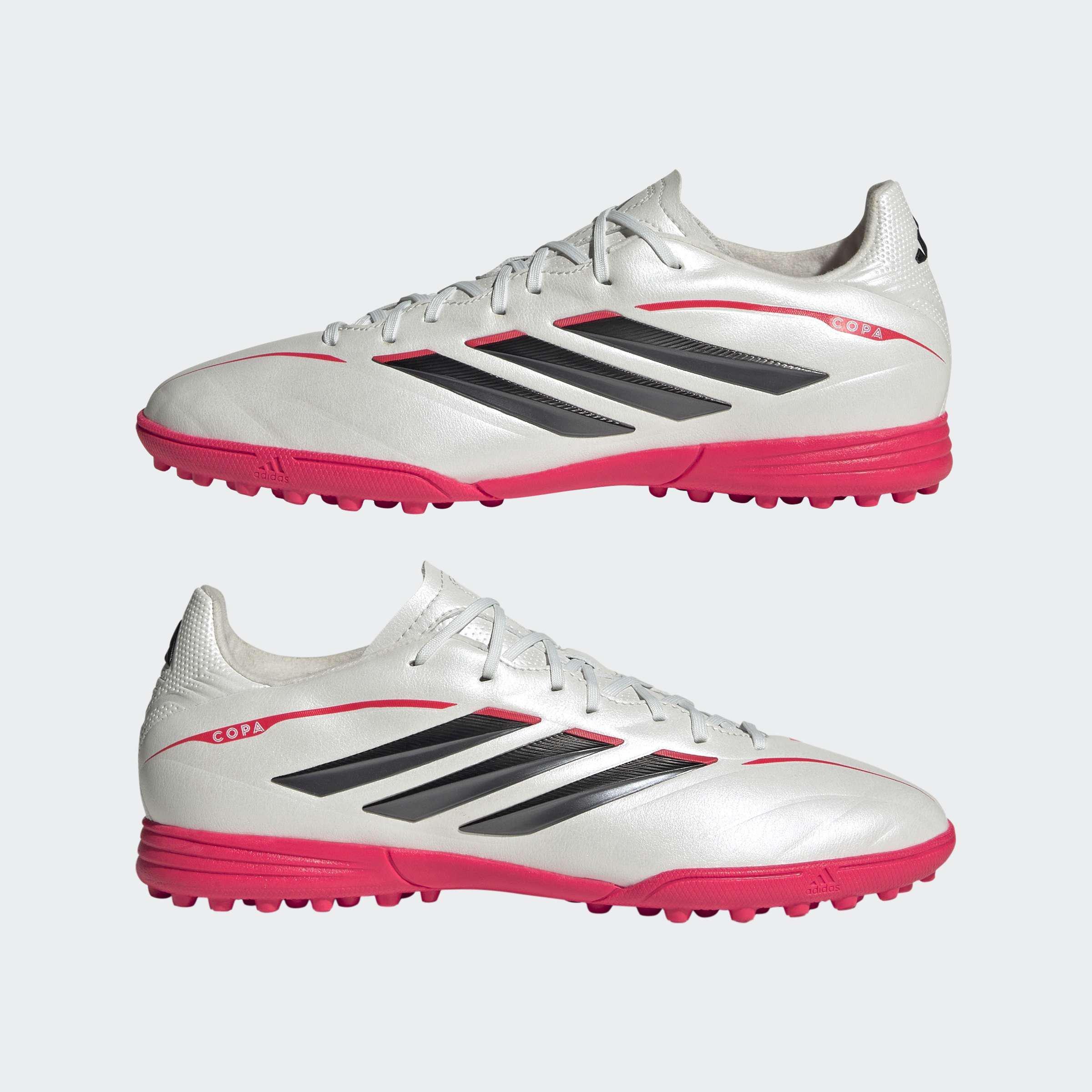 Kids Unisex Copa Pure IV League Turf Football Shoes, White, A901_ONE, large image number 9