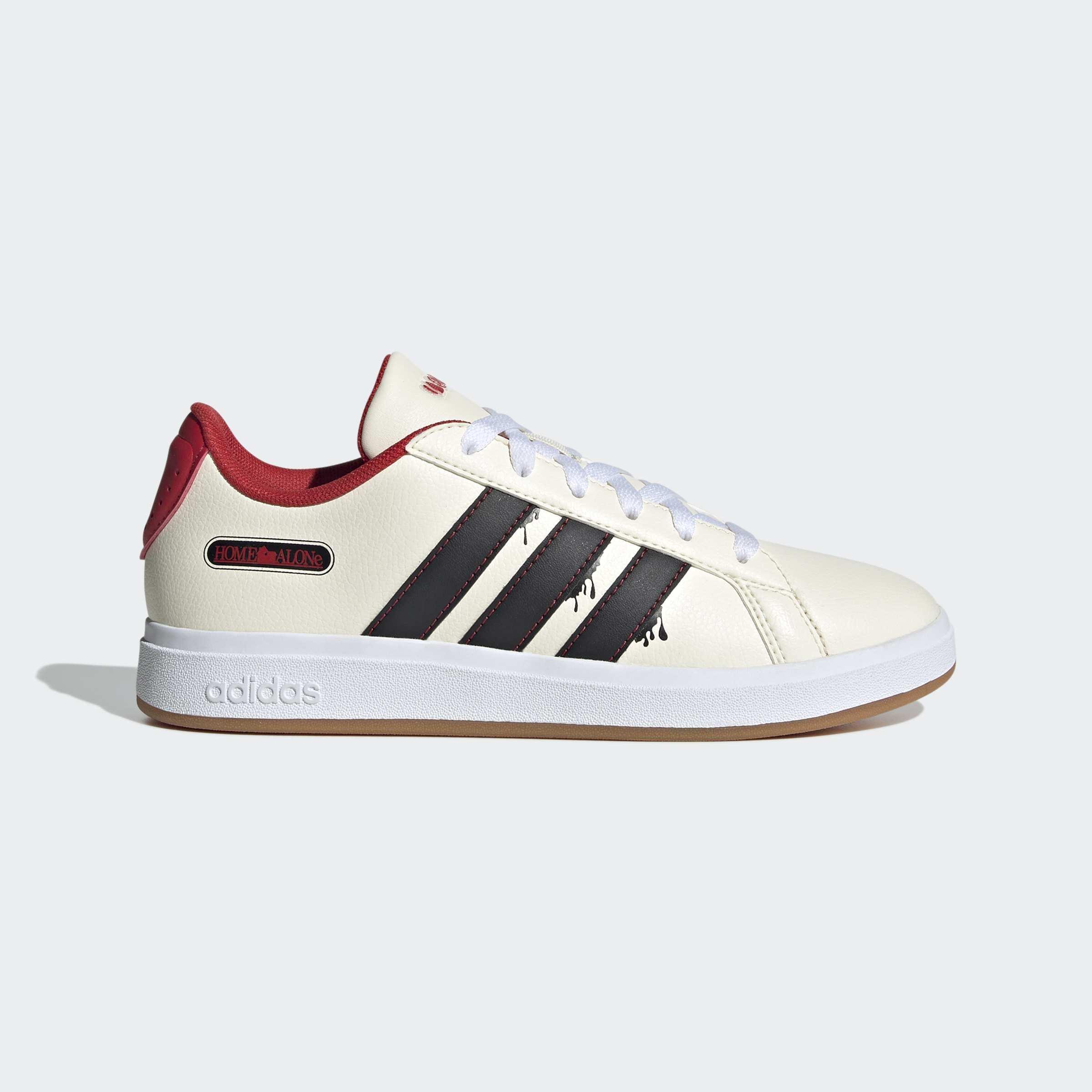 Kids Unisex Adidas 20th Century Fox Home Alone Grand Court Shoes, Beige