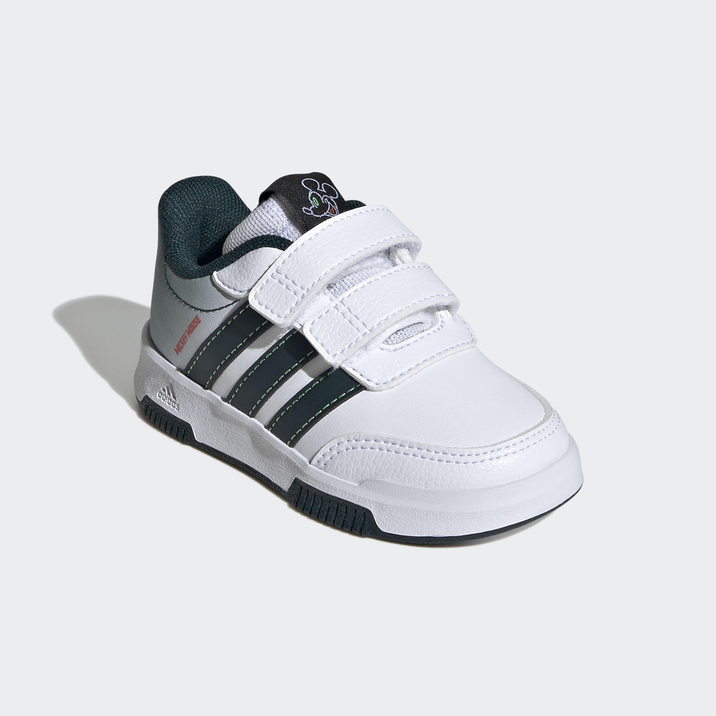 Kids Unisex Adidas Disney Mickey Mouse Tensaur Shoes, White, A901_ONE, large image number 2