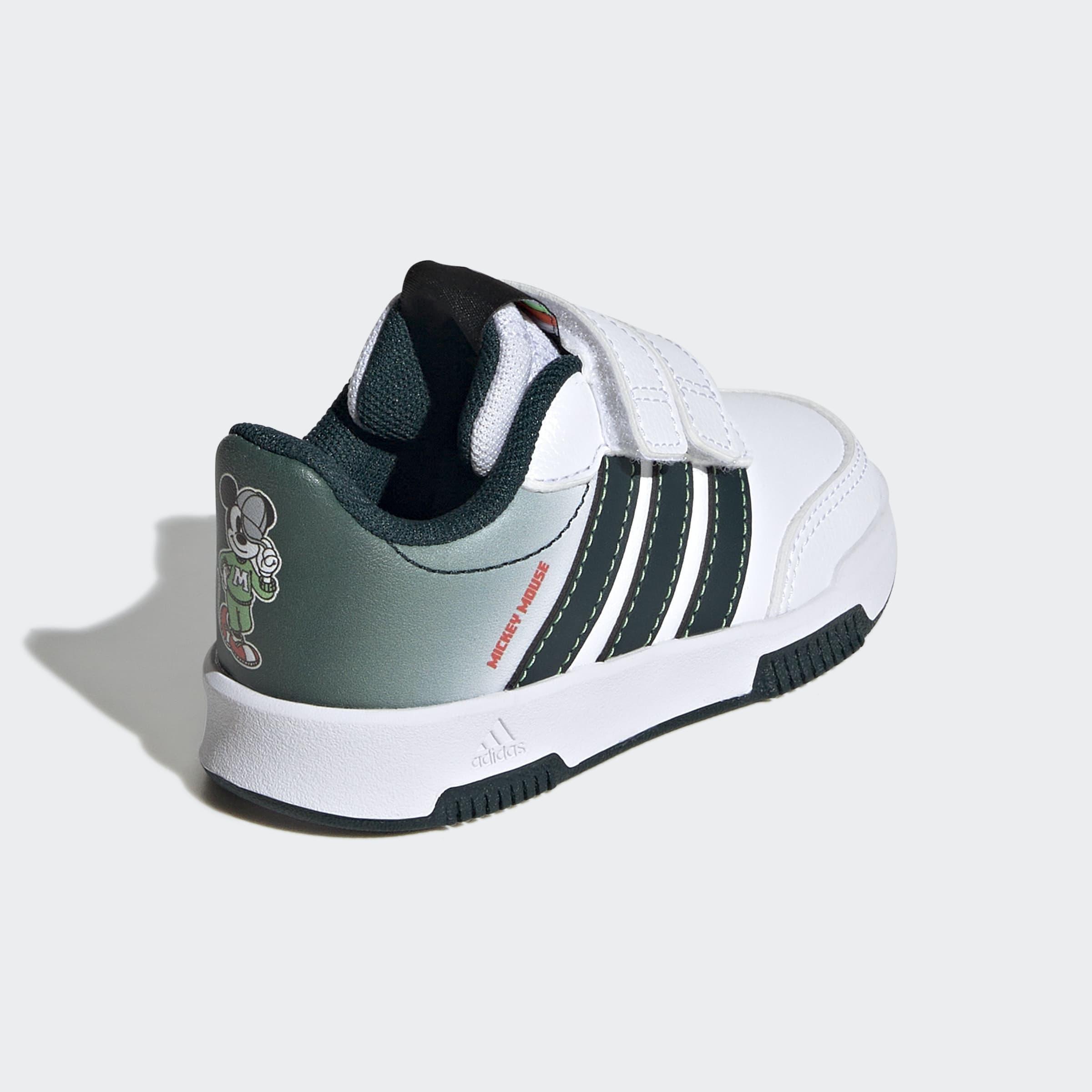 Kids Unisex Adidas Disney Mickey Mouse Tensaur Shoes, White, A901_ONE, large image number 3