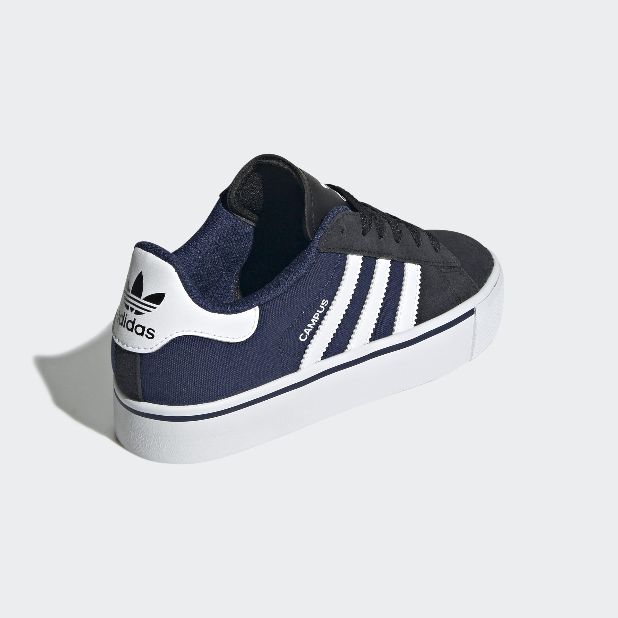 Kids Unisex Campus Vulc Shoes, Blue, A901_ONE, large image number 3