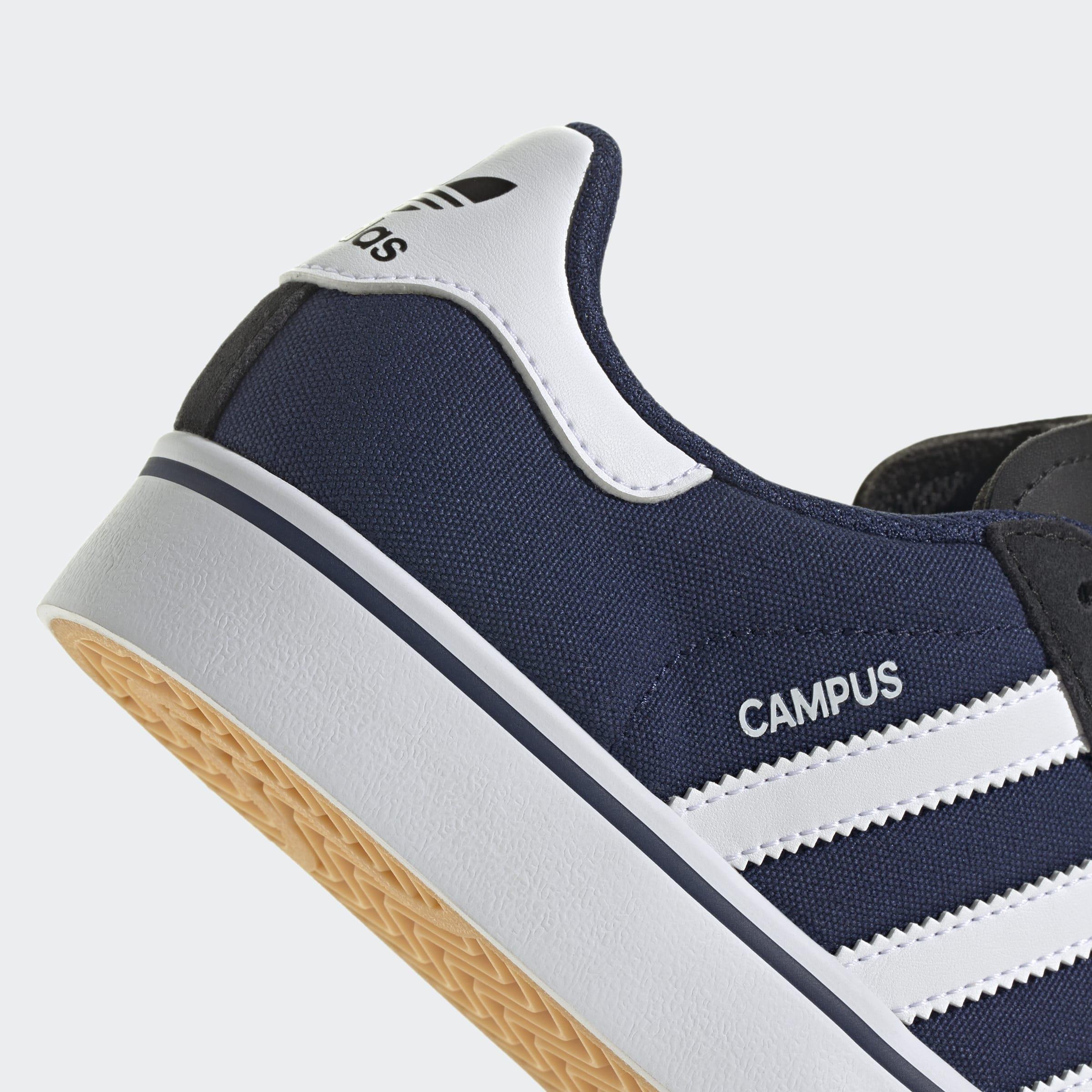 Kids Unisex Campus Vulc Shoes, Blue, A901_ONE, large image number 5