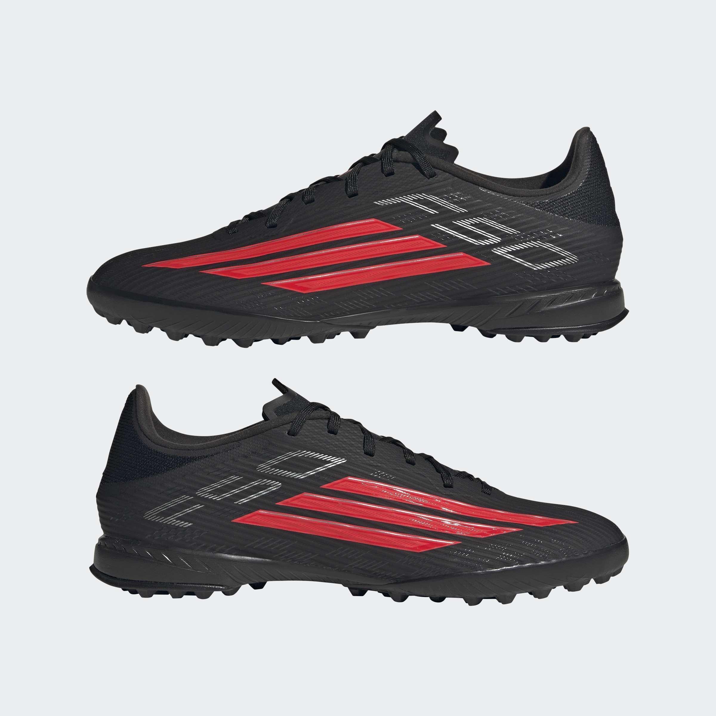 Unisex F50 League Turf Football Shoes, Black, A901_ONE, large image number 7