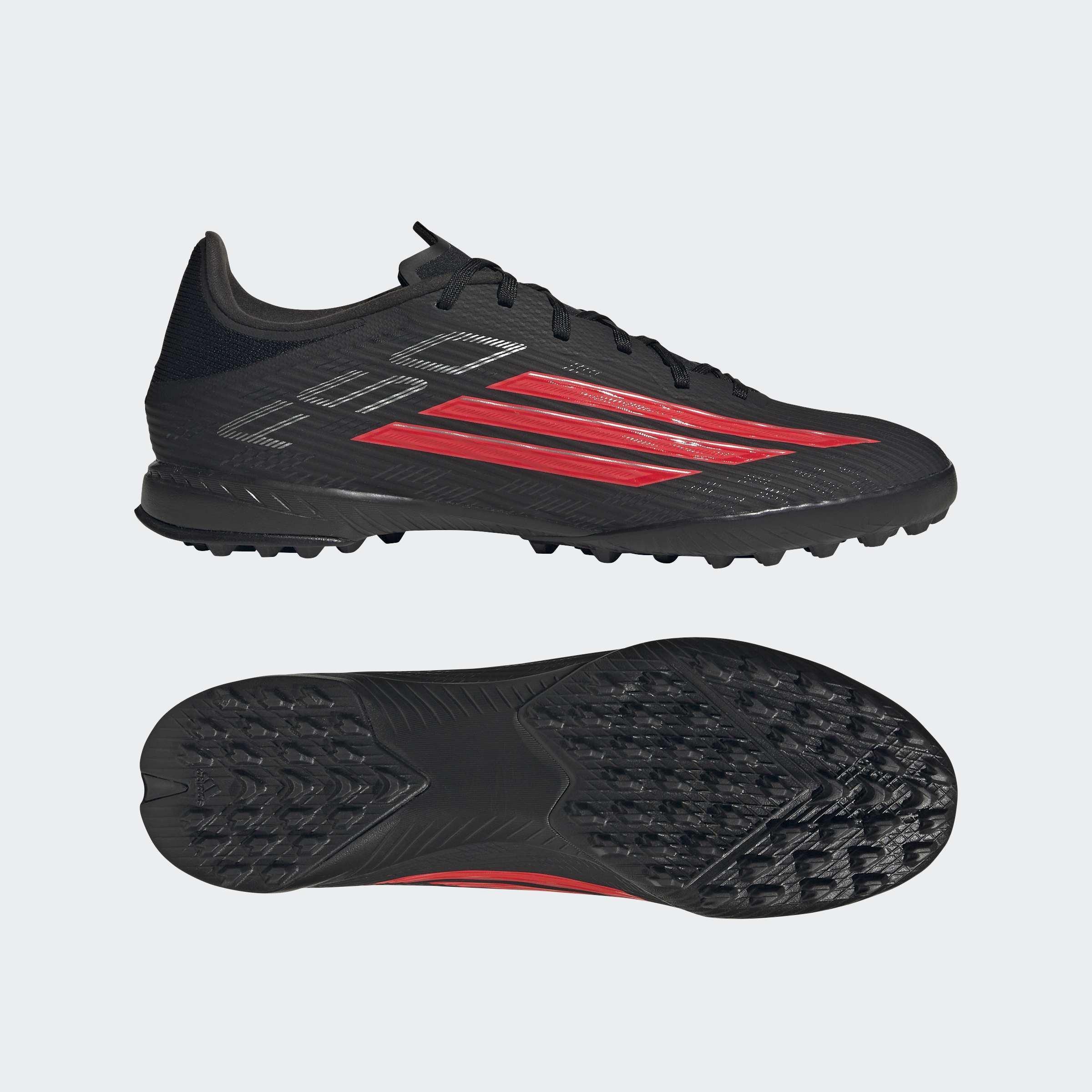 Unisex F50 League Turf Football Shoes, Black, A901_ONE, large image number 8