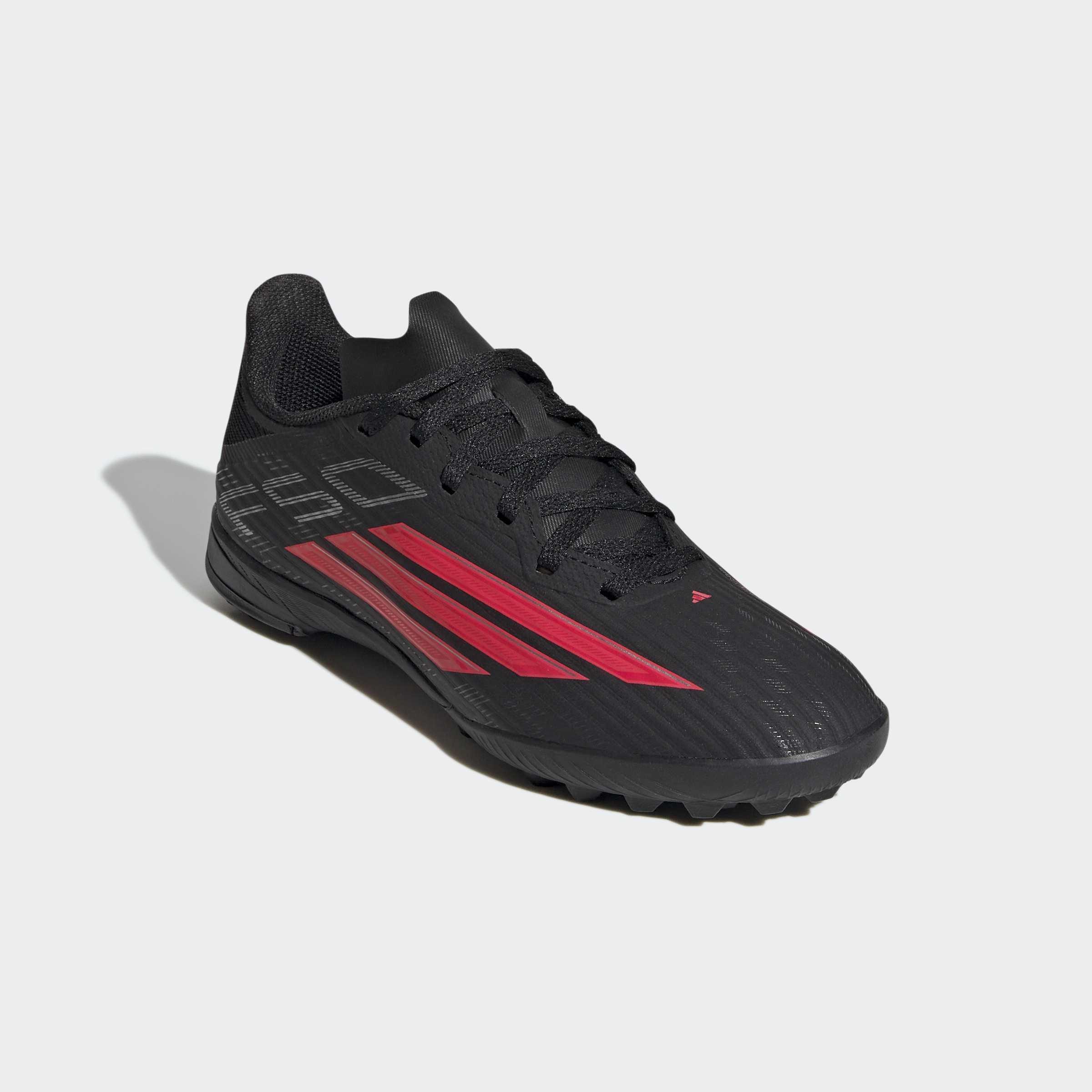 Kids Unisex F50 League Turf Football Shoes, Black, A901_ONE, large image number 2