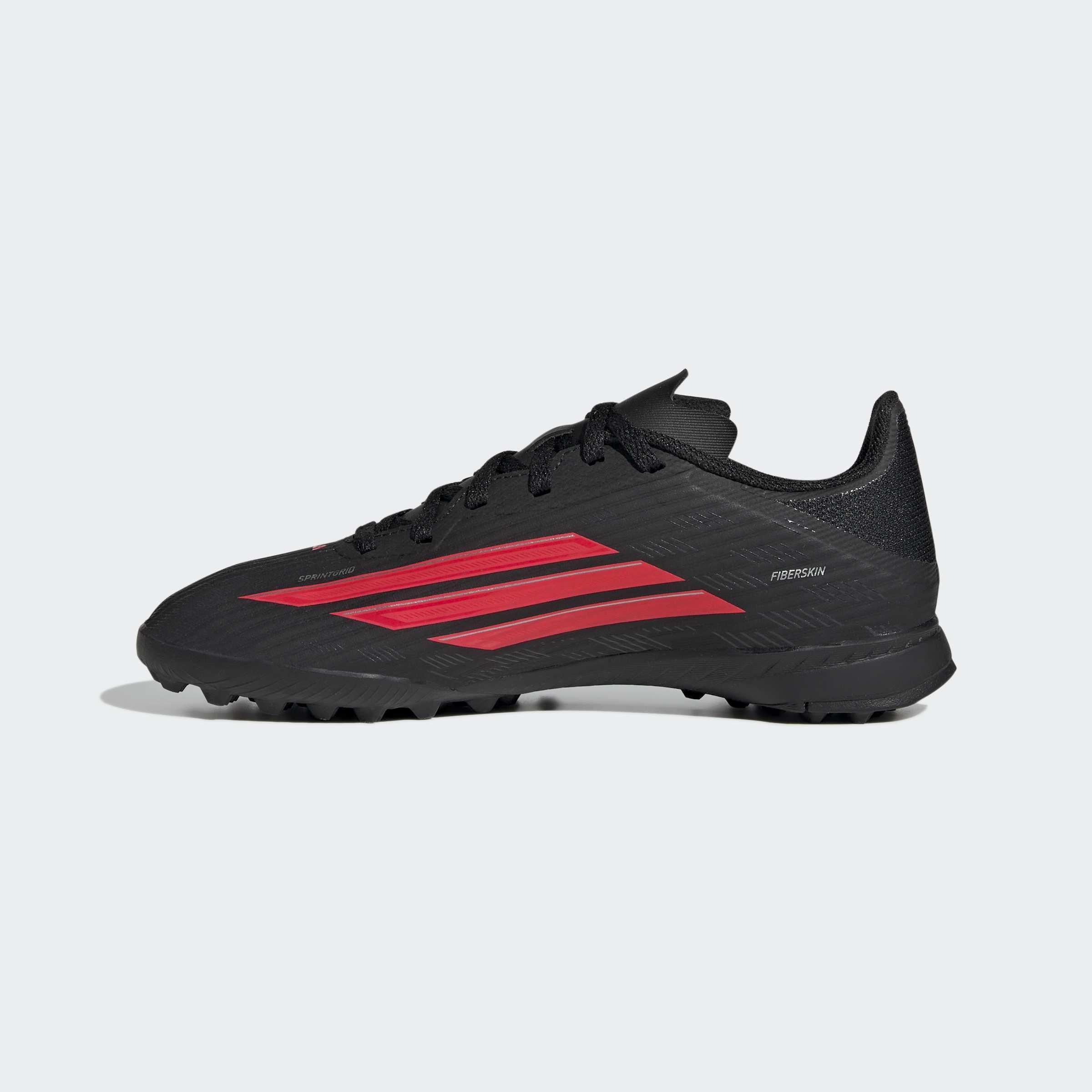 Kids Unisex F50 League Turf Football Shoes, Black, A901_ONE, large image number 8