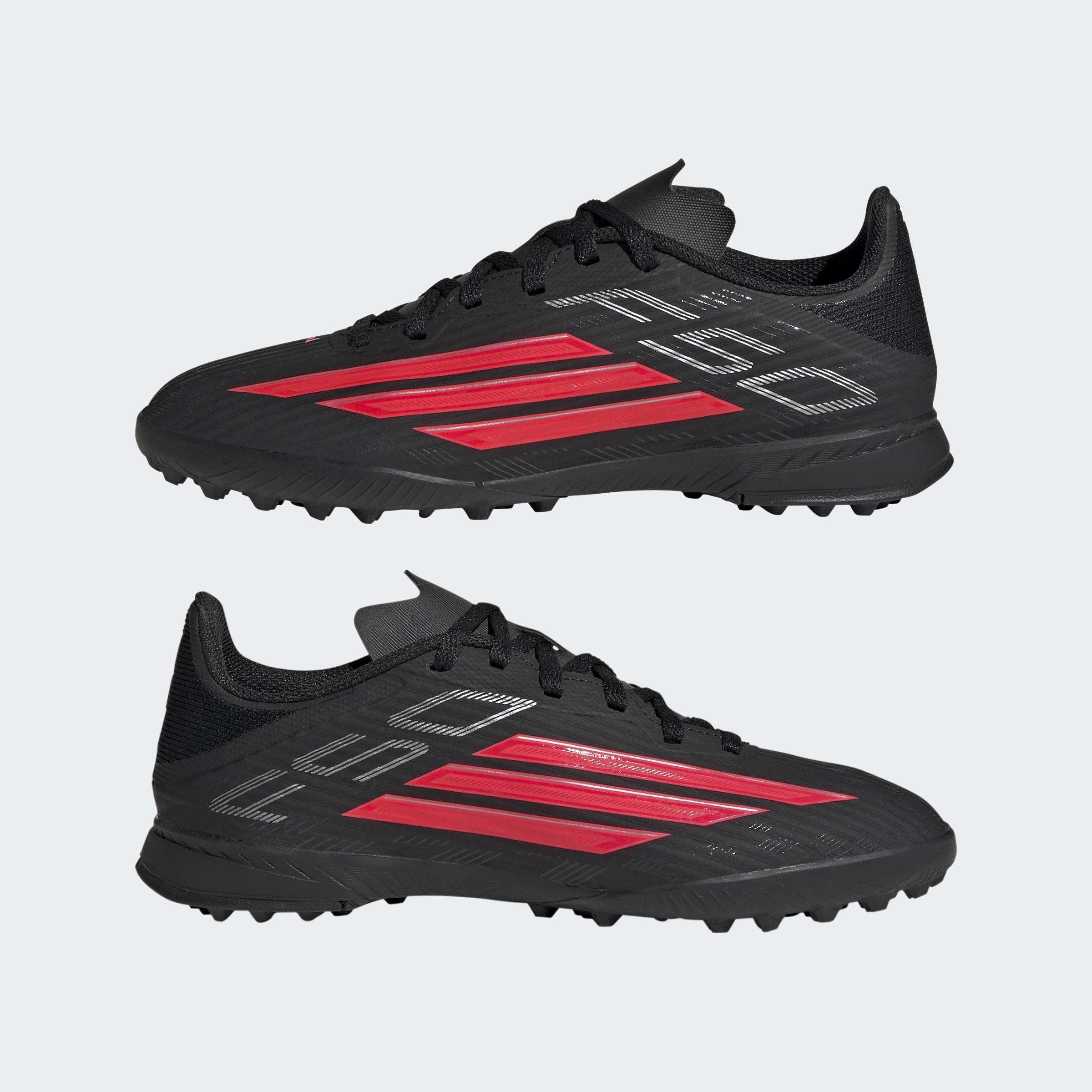 Kids Unisex F50 League Turf Football Shoes, Black, A901_ONE, large image number 9