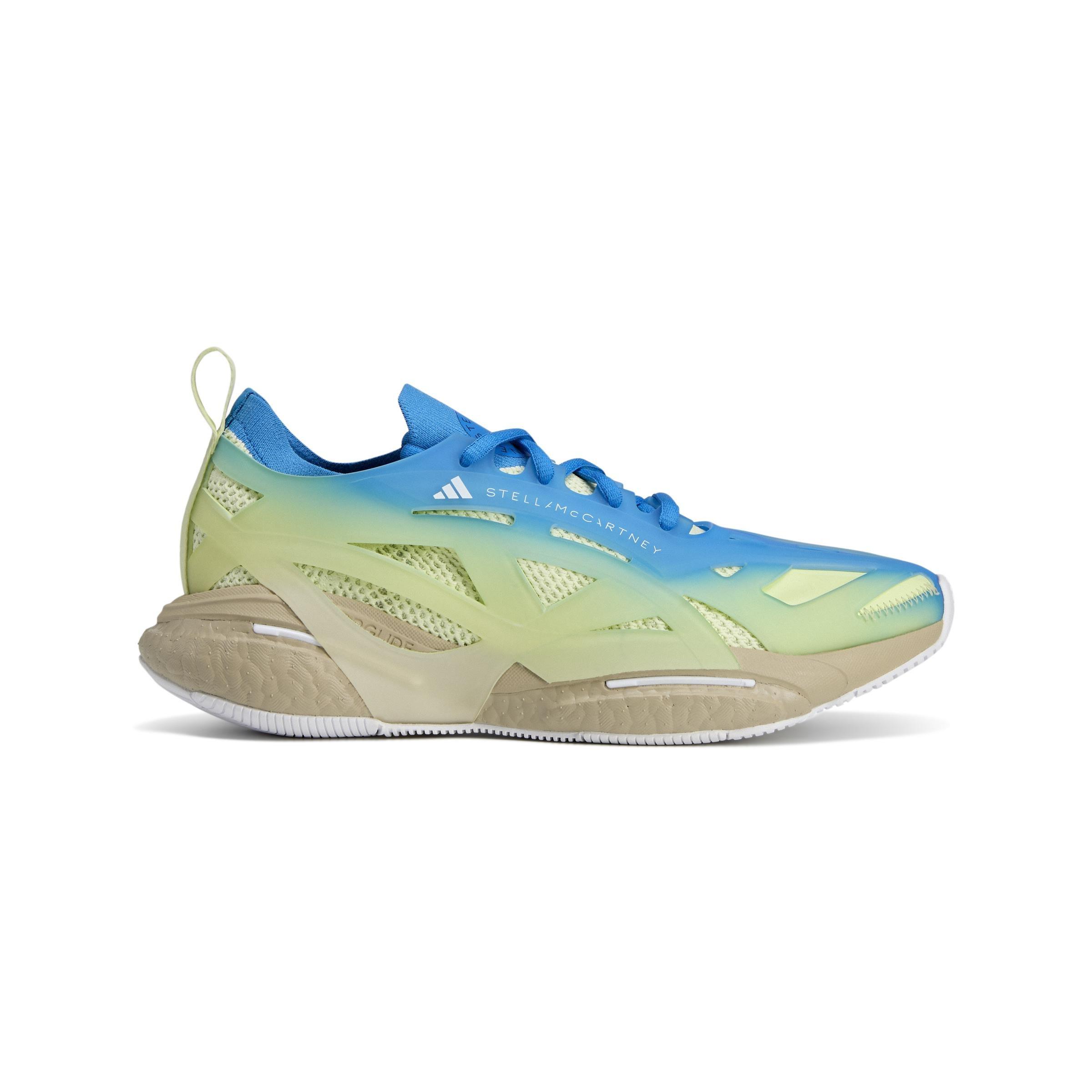 Adidas By Stella Mccartney Solarglide Allover Print Shoes, Blue