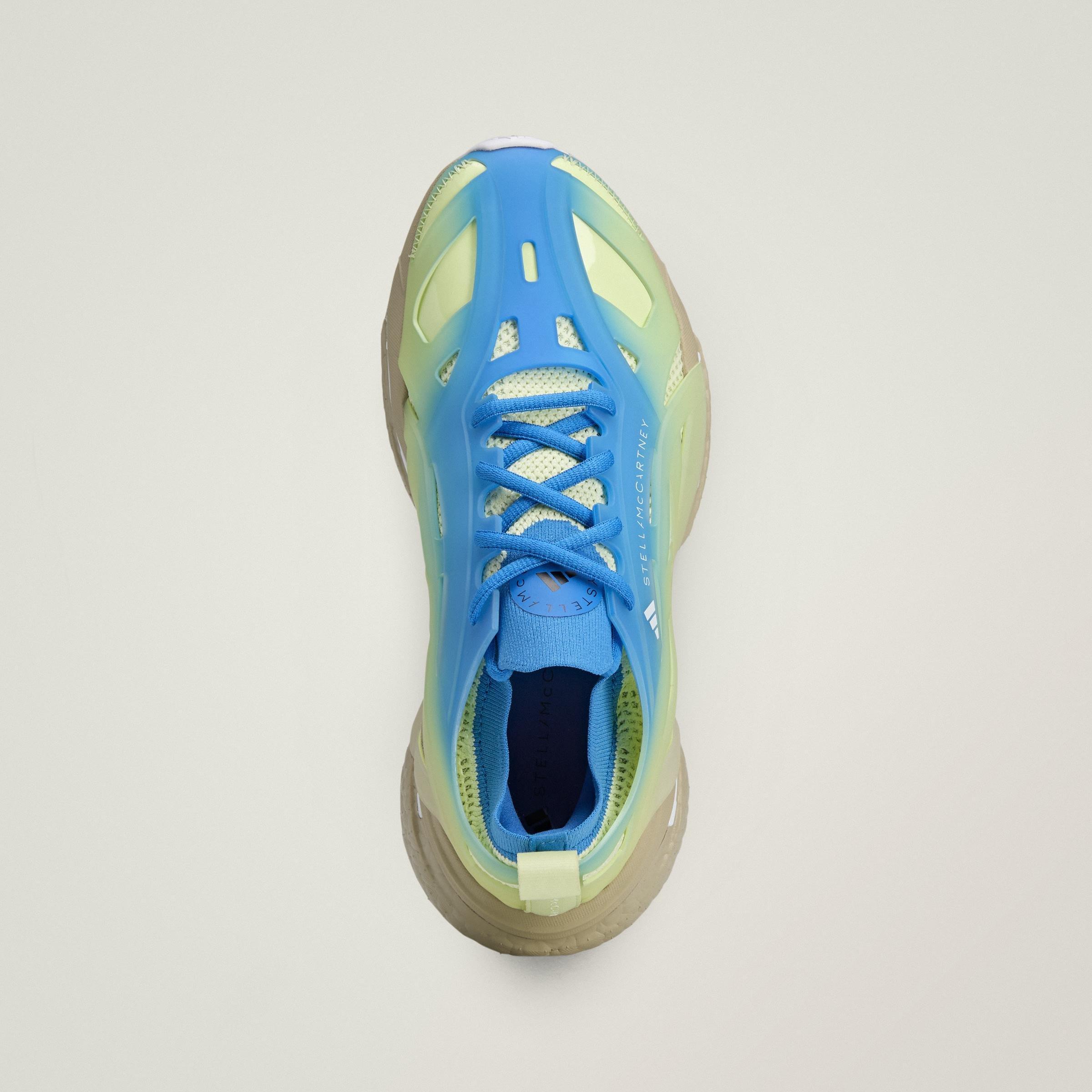 Adidas By Stella Mccartney Solarglide Allover Print Shoes, Blue, A901_ONE, large image number 3