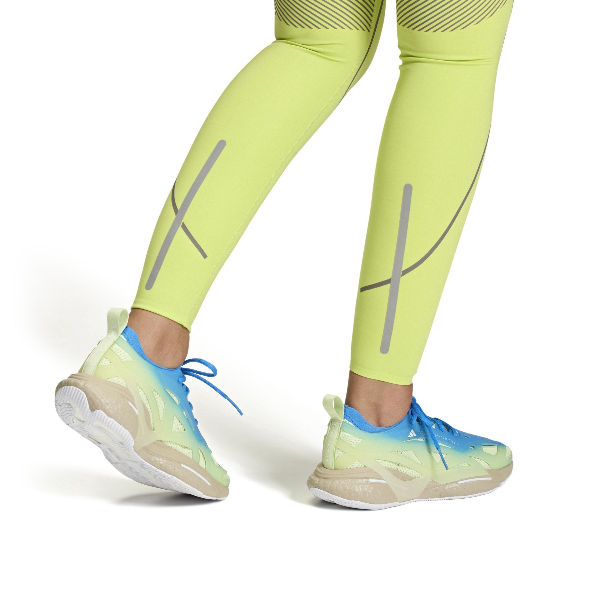 Adidas By Stella Mccartney Solarglide Allover Print Shoes, Blue, A901_ONE, large image number 5