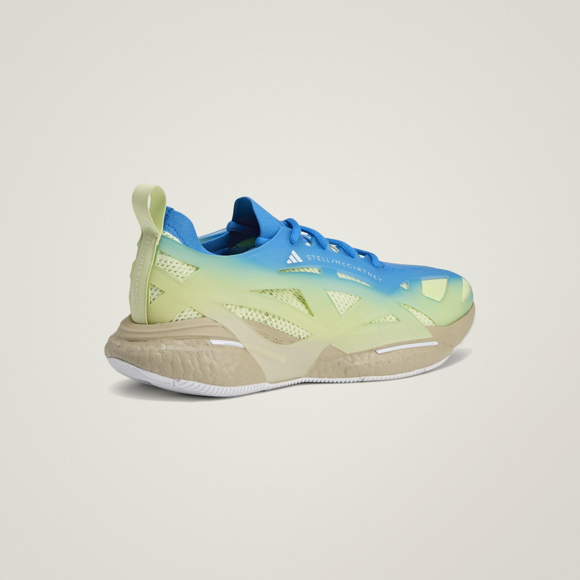 Adidas By Stella Mccartney Solarglide Allover Print Shoes, Blue, A901_ONE, large image number 9