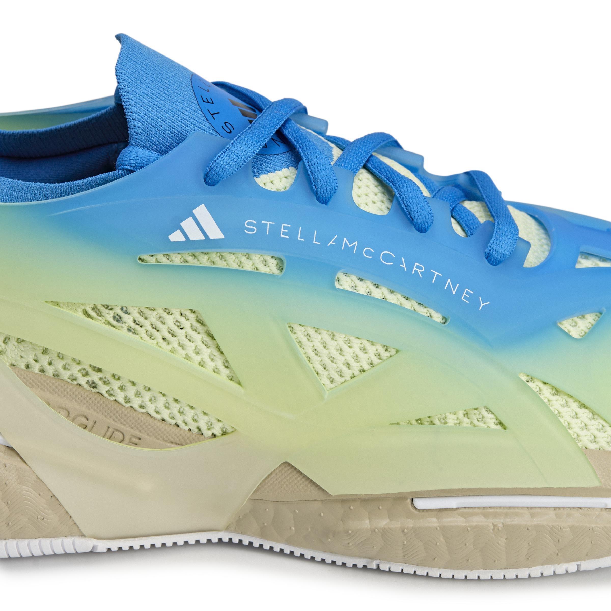 Adidas By Stella Mccartney Solarglide Allover Print Shoes, Blue, A901_ONE, large image number 10