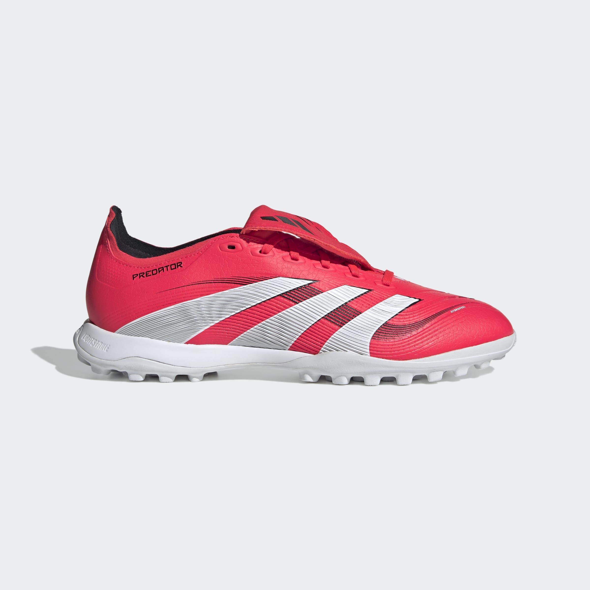Unisex Predator League Fold-Over Tongue Turf Boots, Red, A901_ONE, large image number 1