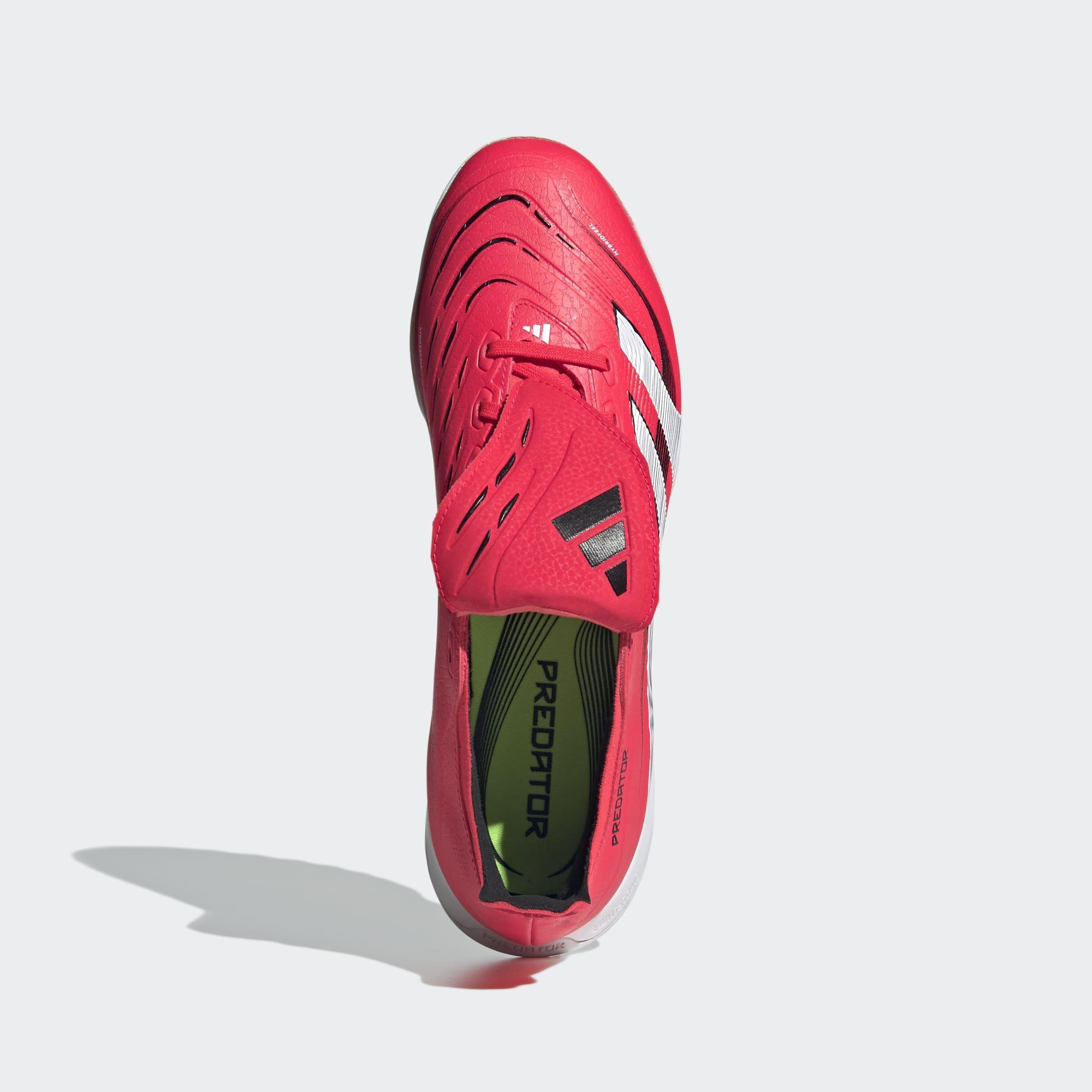 Unisex Predator League Fold-Over Tongue Turf Boots, Red, A901_ONE, large image number 2