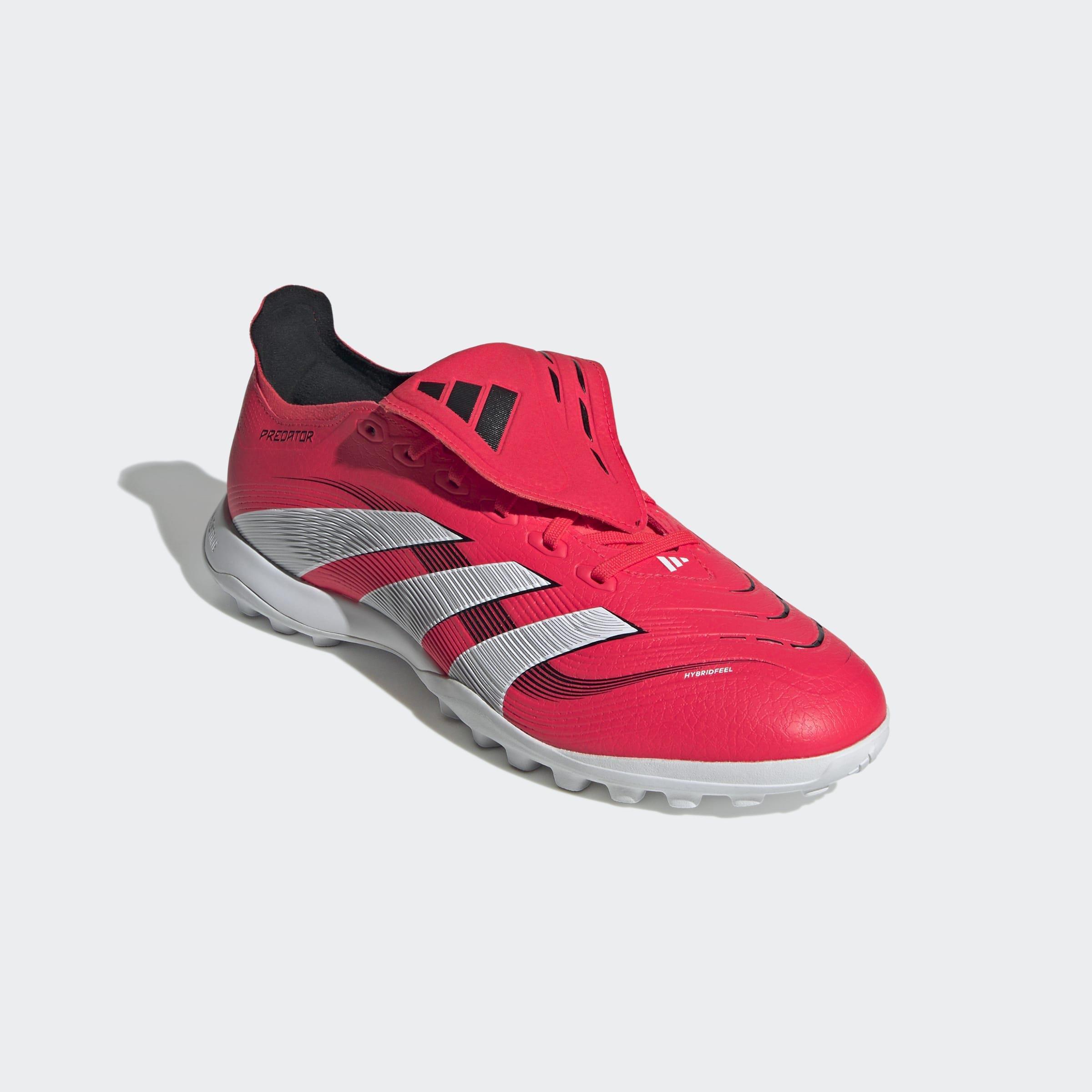 Unisex Predator League Fold-Over Tongue Turf Boots, Red, A901_ONE, large image number 3