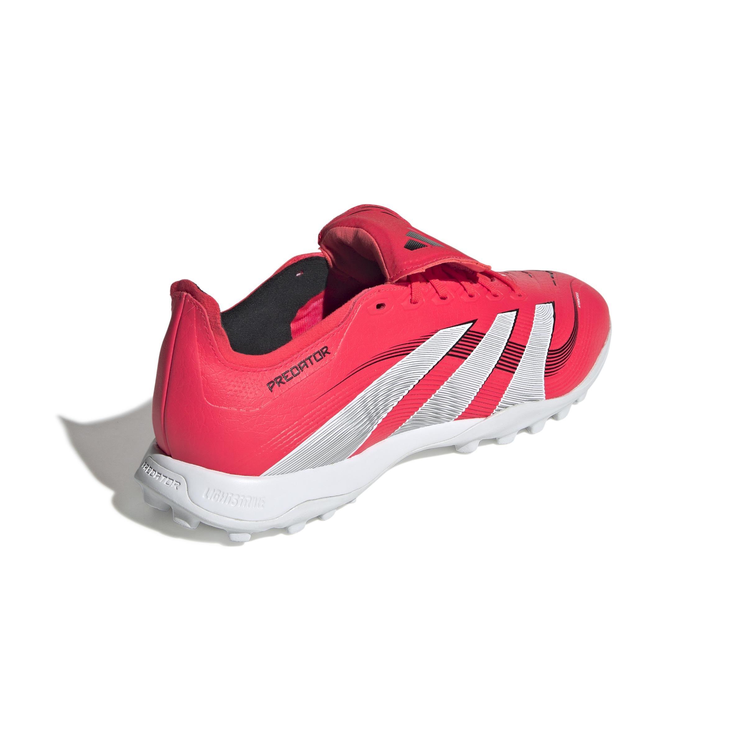 Unisex Predator League Fold-Over Tongue Turf Boots, Red, A901_ONE, large image number 4