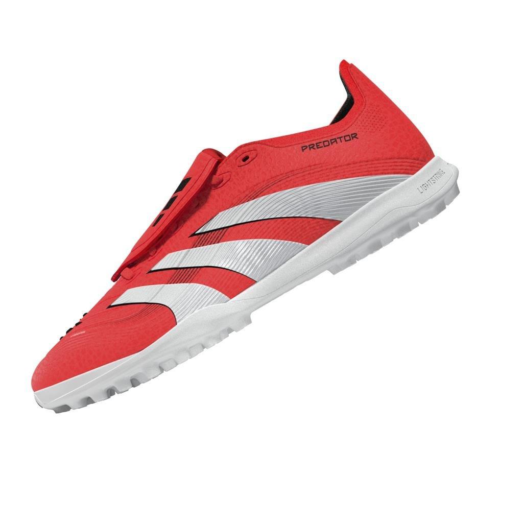 Unisex Predator League Fold-Over Tongue Turf Boots, Red, A901_ONE, large image number 12